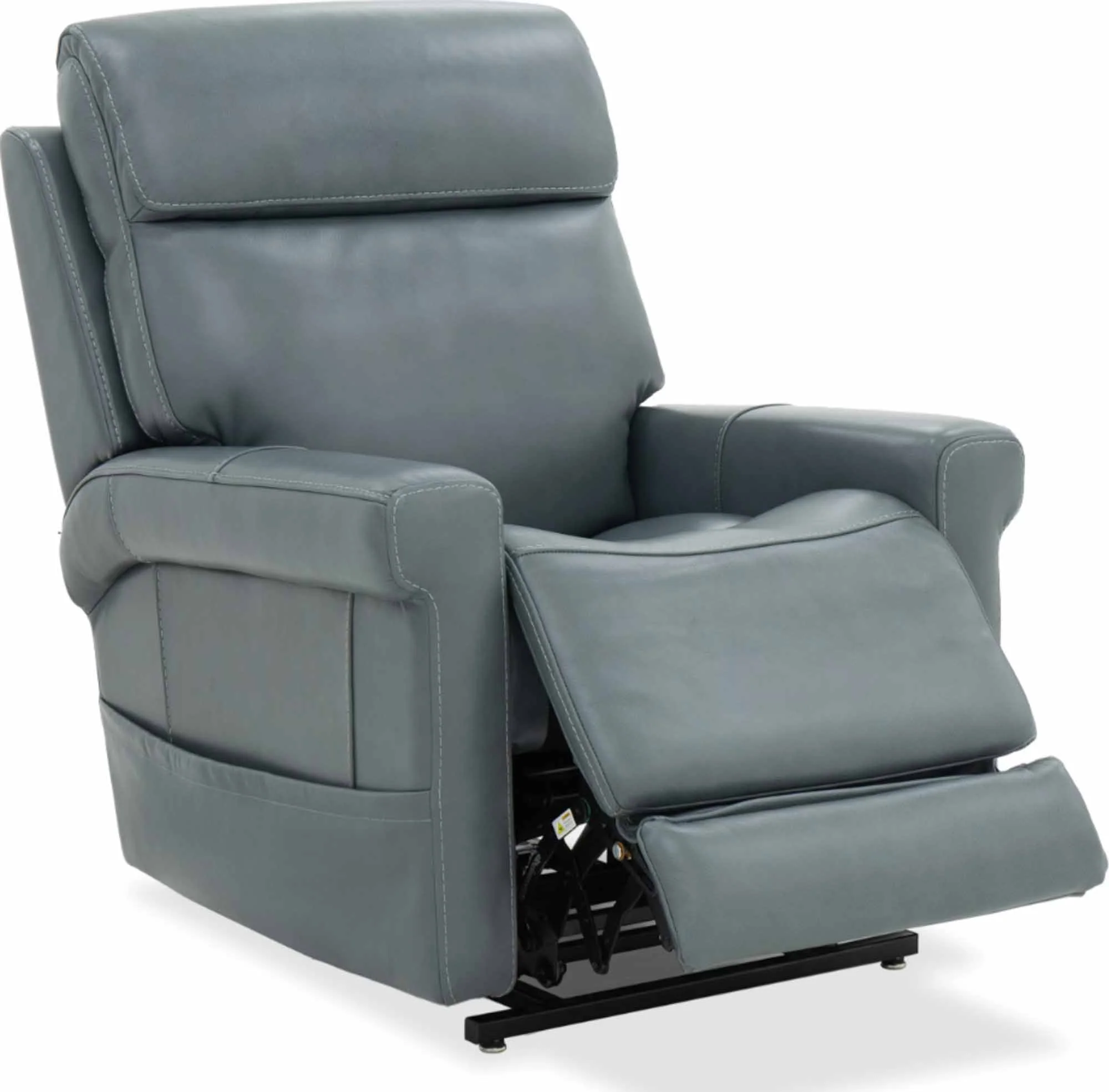 Locke Leather Zero Gravity Power Recliner With Articulating Headrest And Lumbar - Image 5