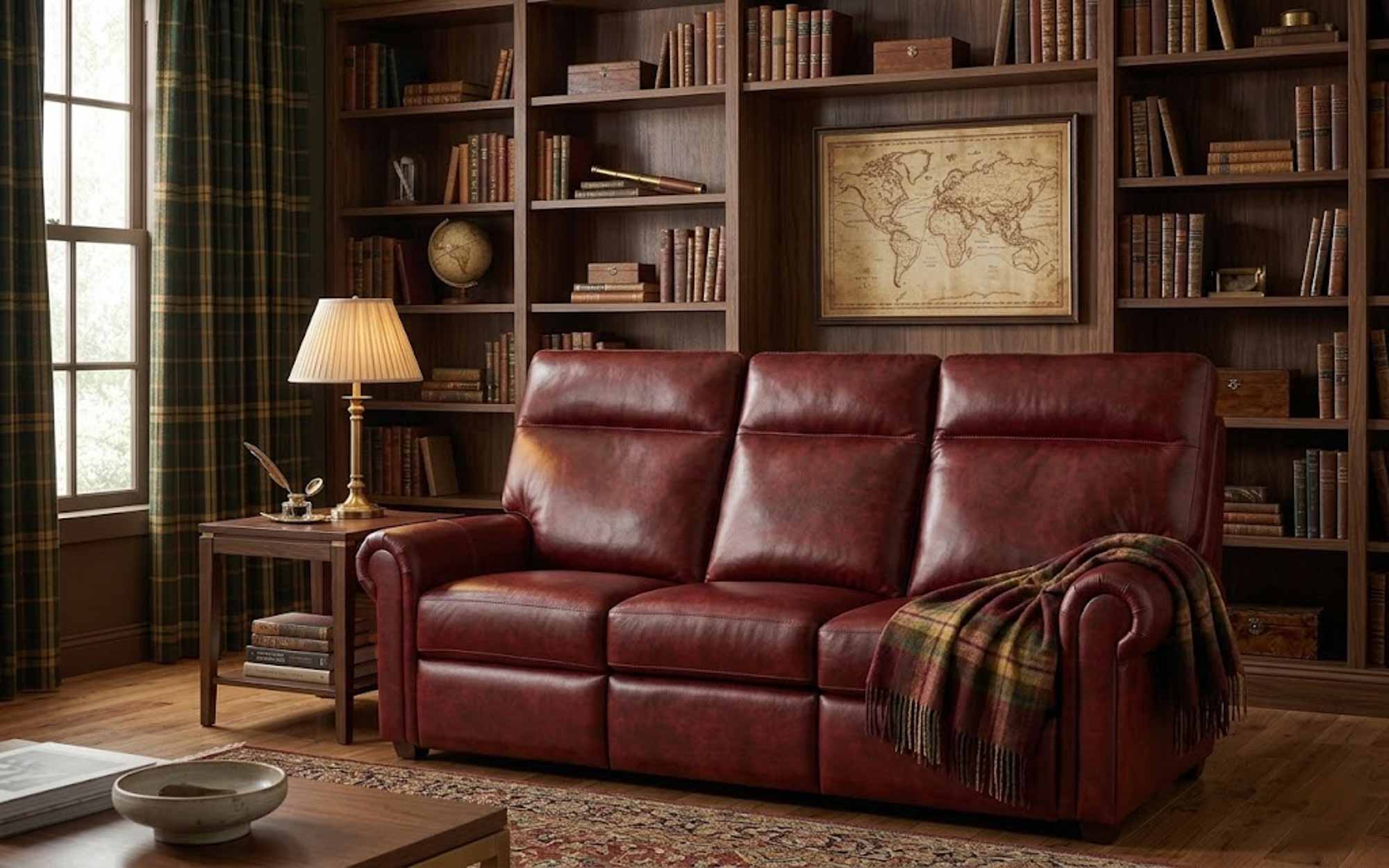 Logic Leather Power Reclining Loveseat With Articulating Headrest - Image 3