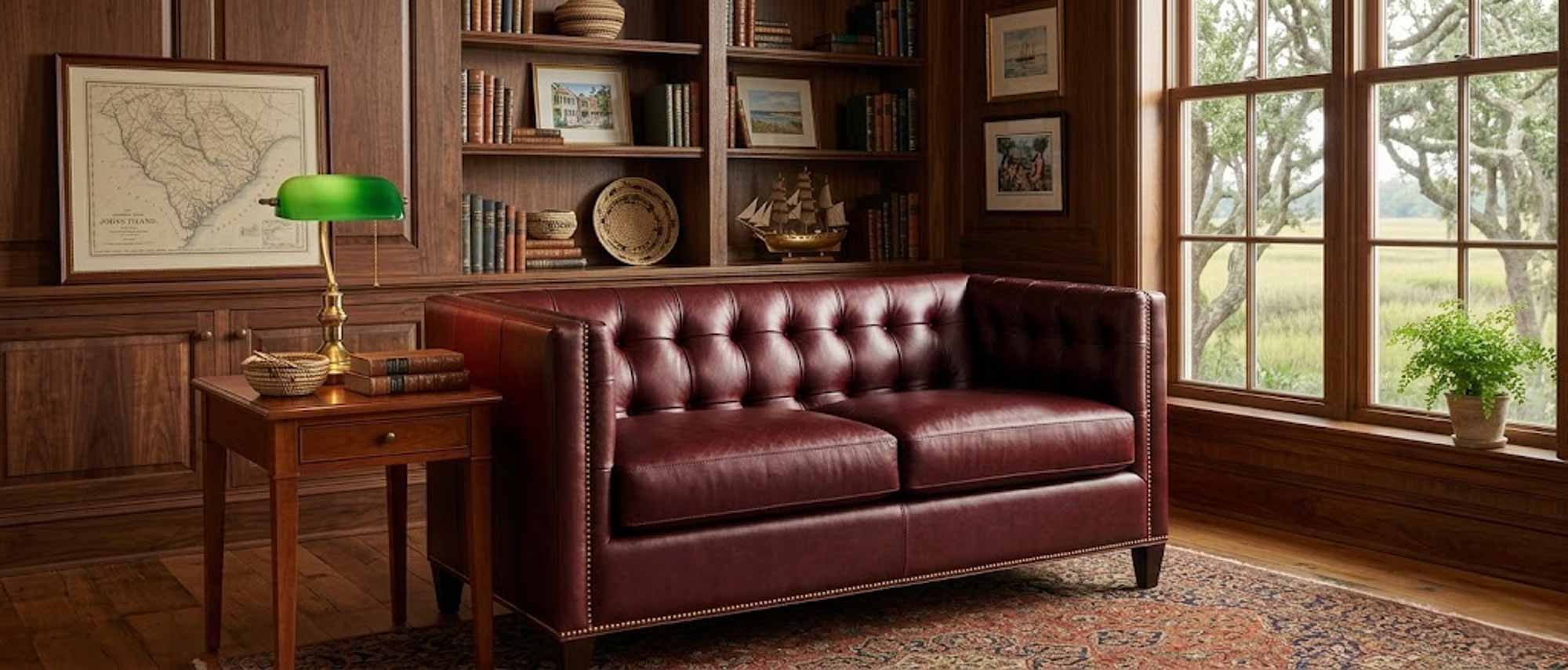 Lowery Leather Loveseat - Image 3