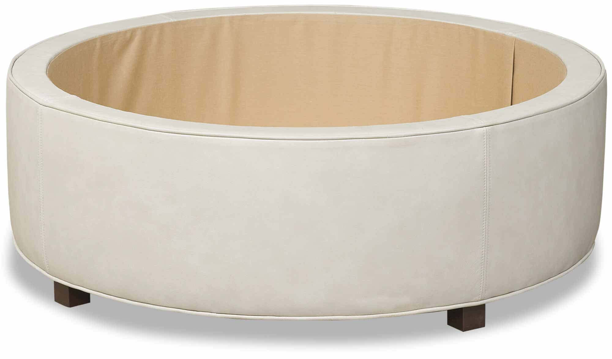 Lulu Leather Storage Ottoman - Image 3