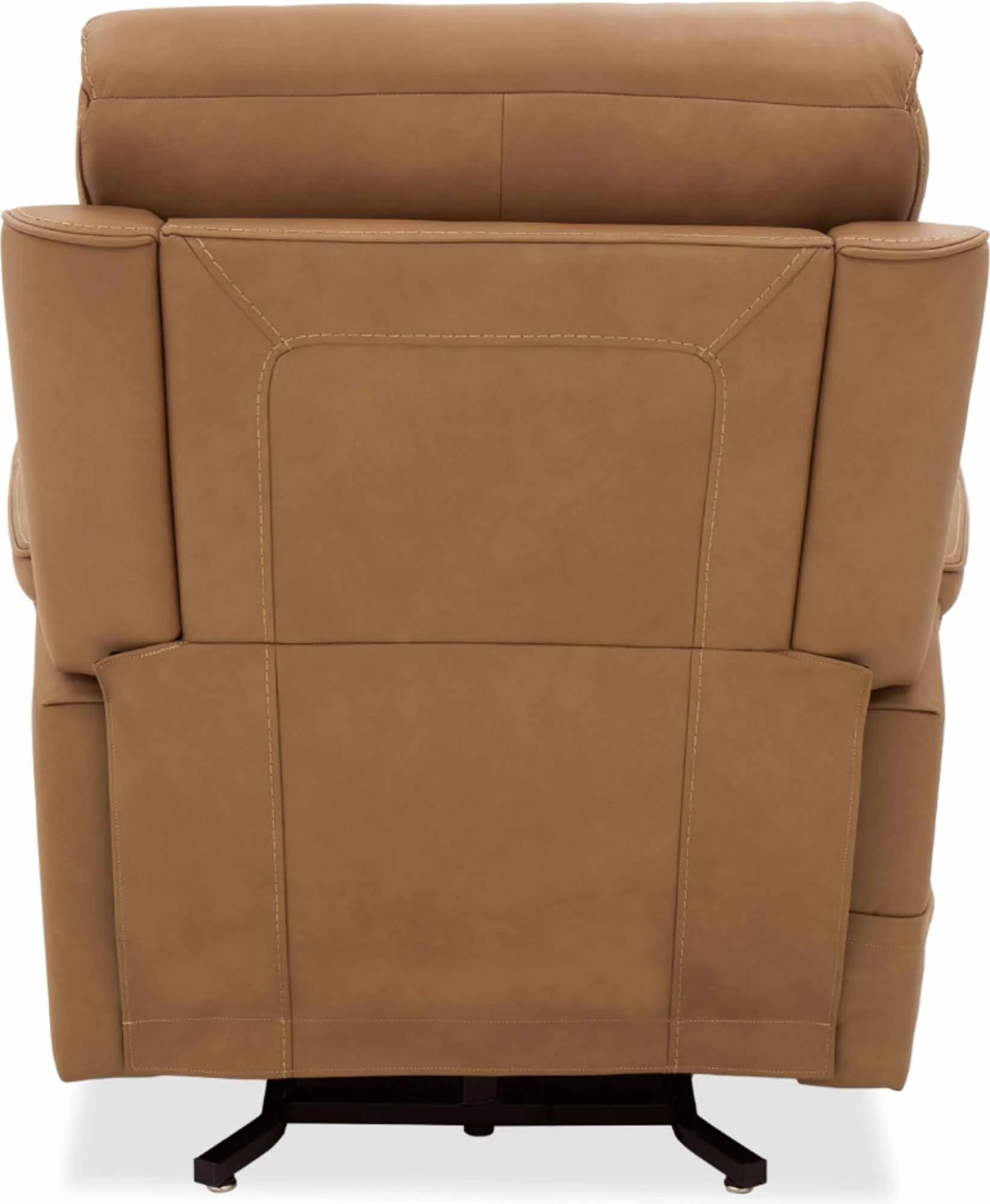 Lunar Leather Zero Gravity Power Recliner With Articulating Headrest And Lumbar In Brown - Image 4