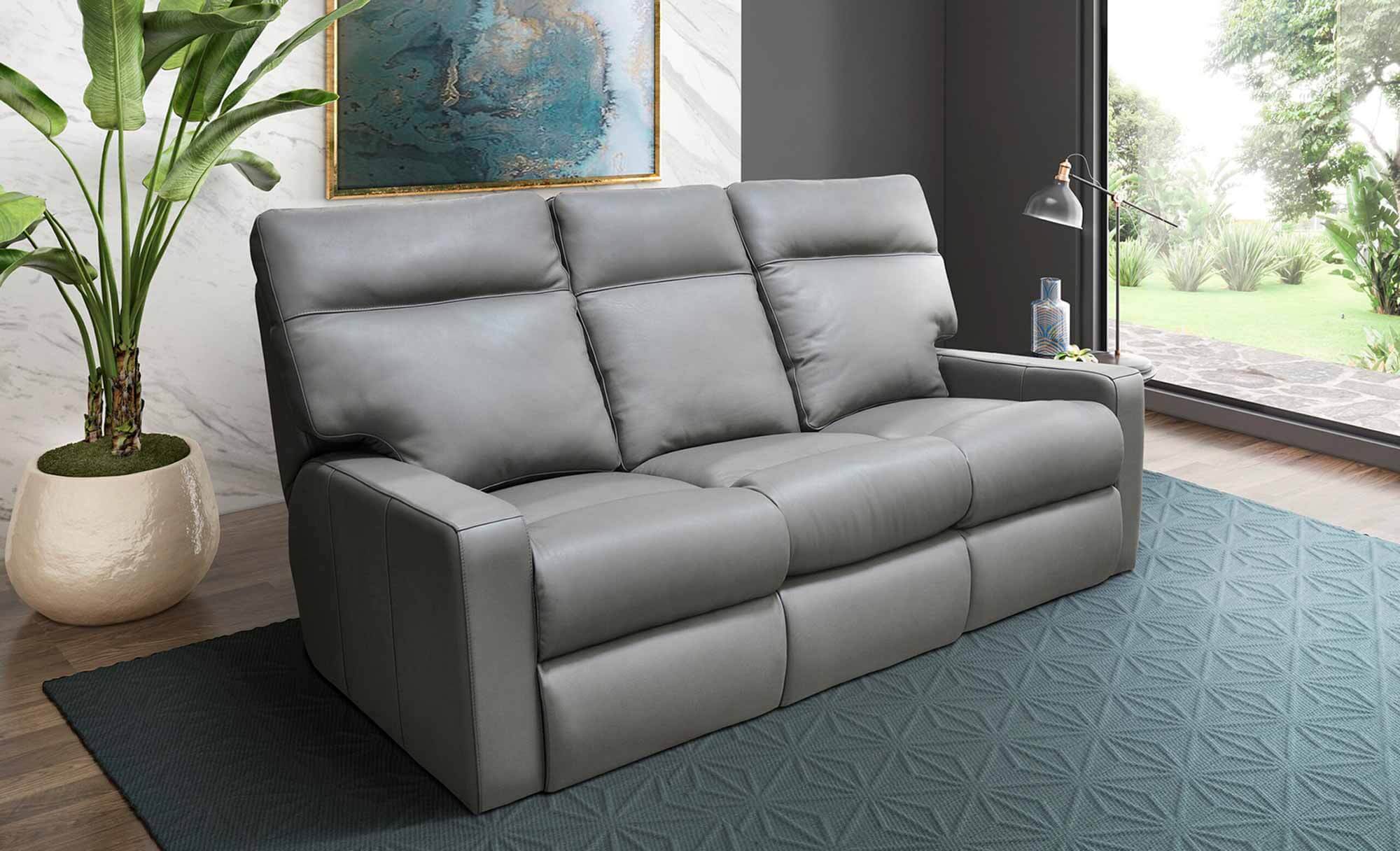 Lyndsey Leather Power Reclining Loveseat With Articulating Headrest - Image 6