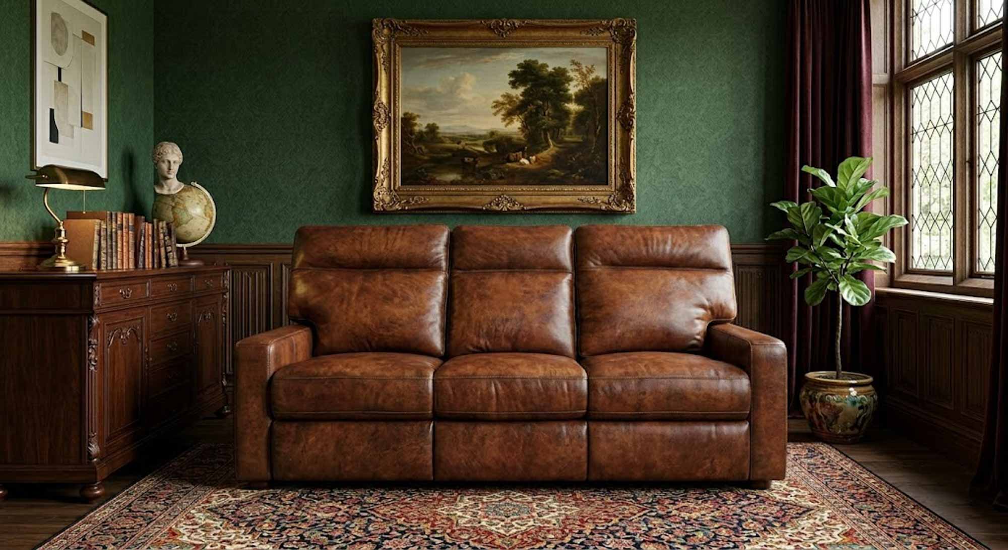 Lyndsey Leather Power Reclining Sofa With Articulating Headrest - Image 8