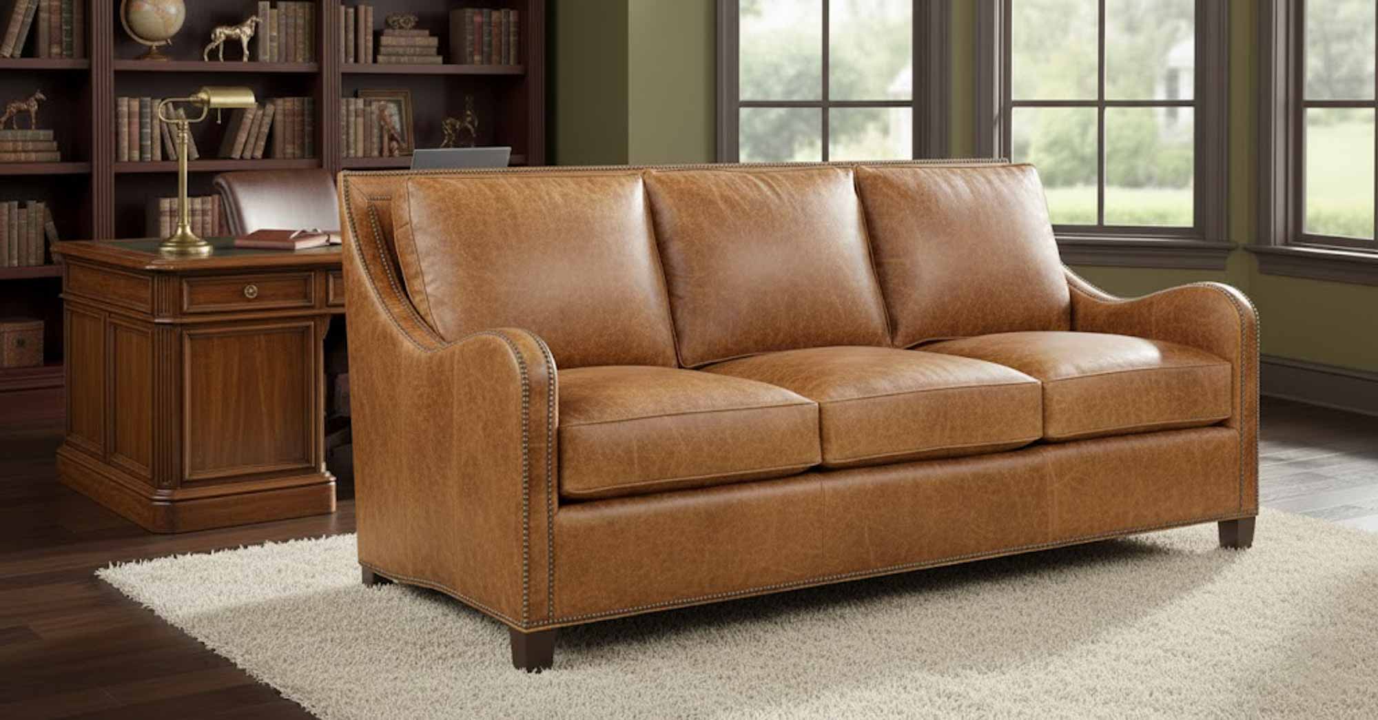 Lynn Leather Loveseat - Image 10