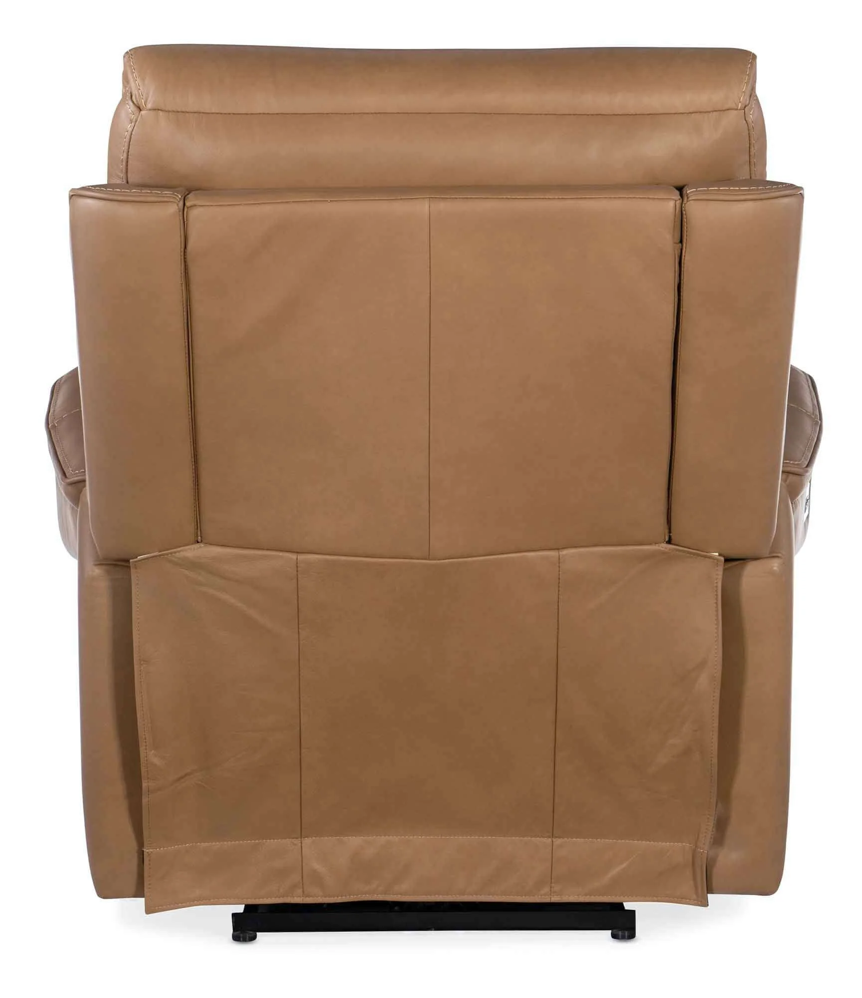 Lyra Leather Zero Gravity Power Recliner With Articulating Headrest And Lumbar In Brown - Image 3
