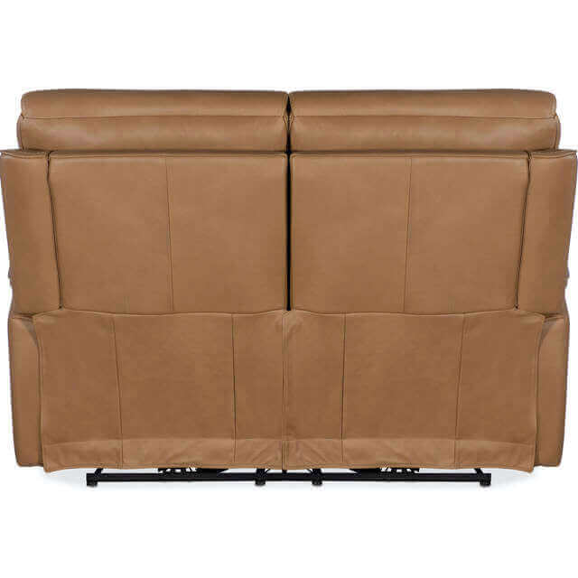 Lyra Leather Zero Gravity Power Reclining Loveseat With Articulating Headrest And Lumbar In Brown - Image 3