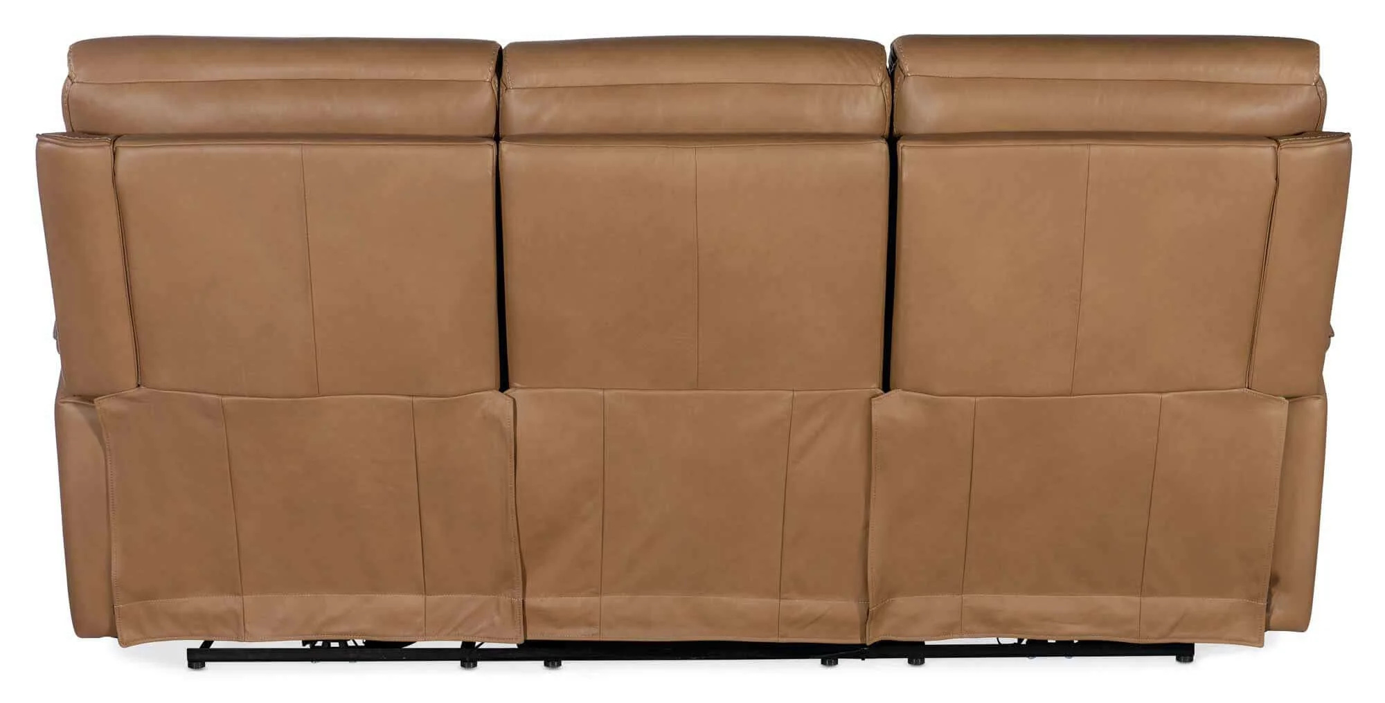 Lyra Leather Zero Gravity Power Reclining Sofa With Articulating Headrest And Lumbar In Brown - Image 3