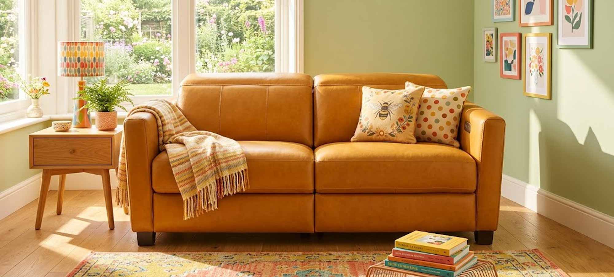 Manzoni Leather Two Cushion Power Reclining Sofa With Articulating Headrest - Image 5
