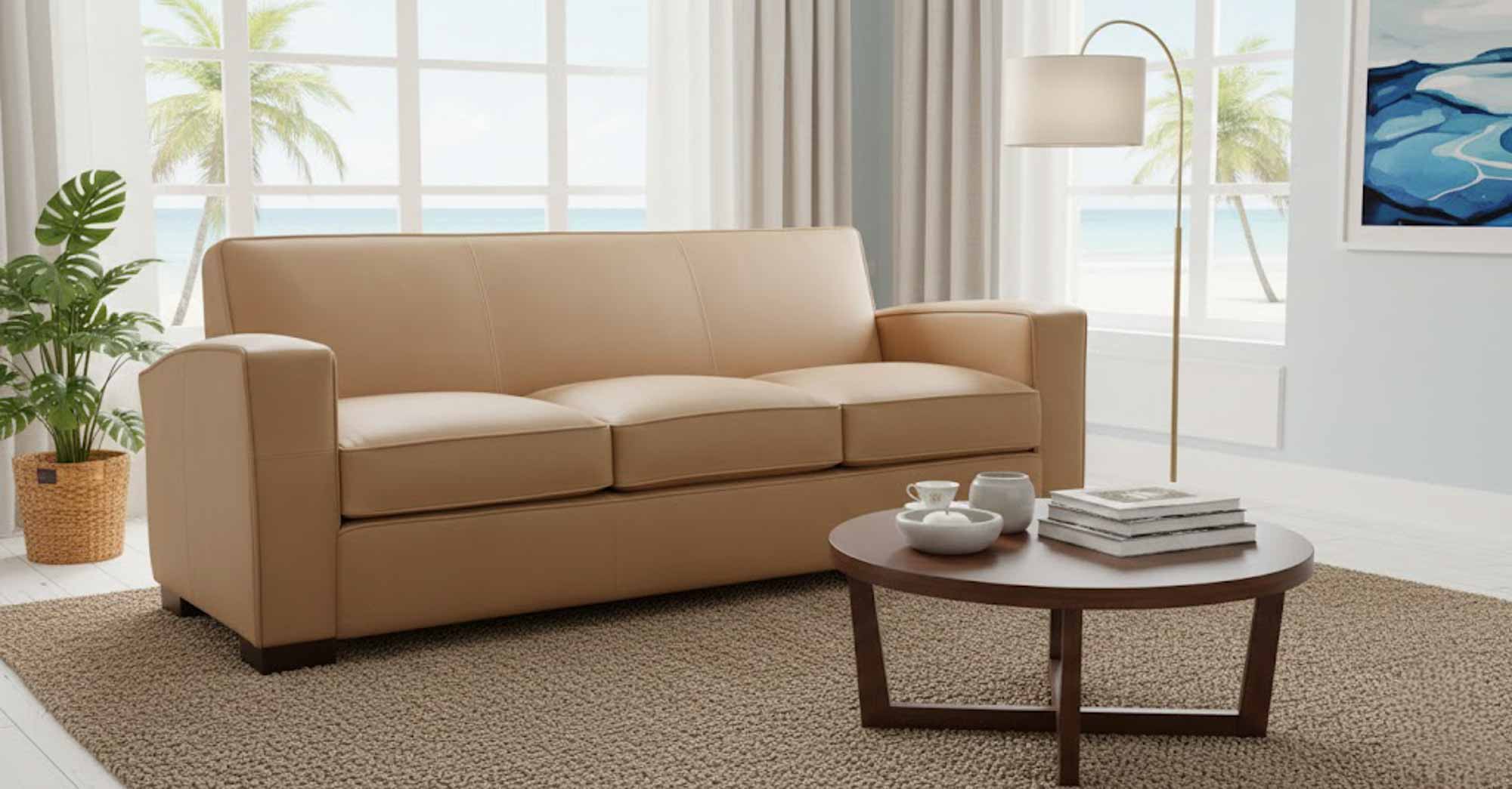 Marvin Leather Loveseat - Image 4