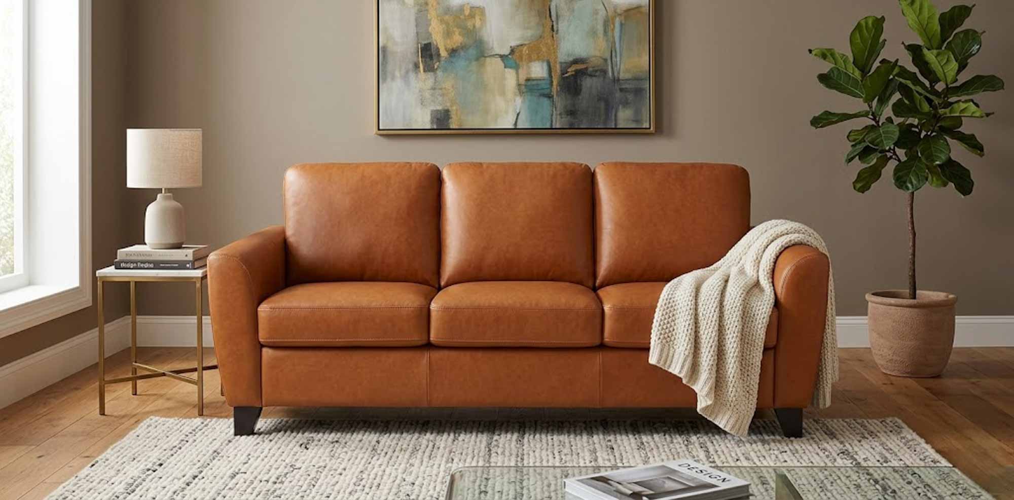 Marymount Leather Sofa - Image 7