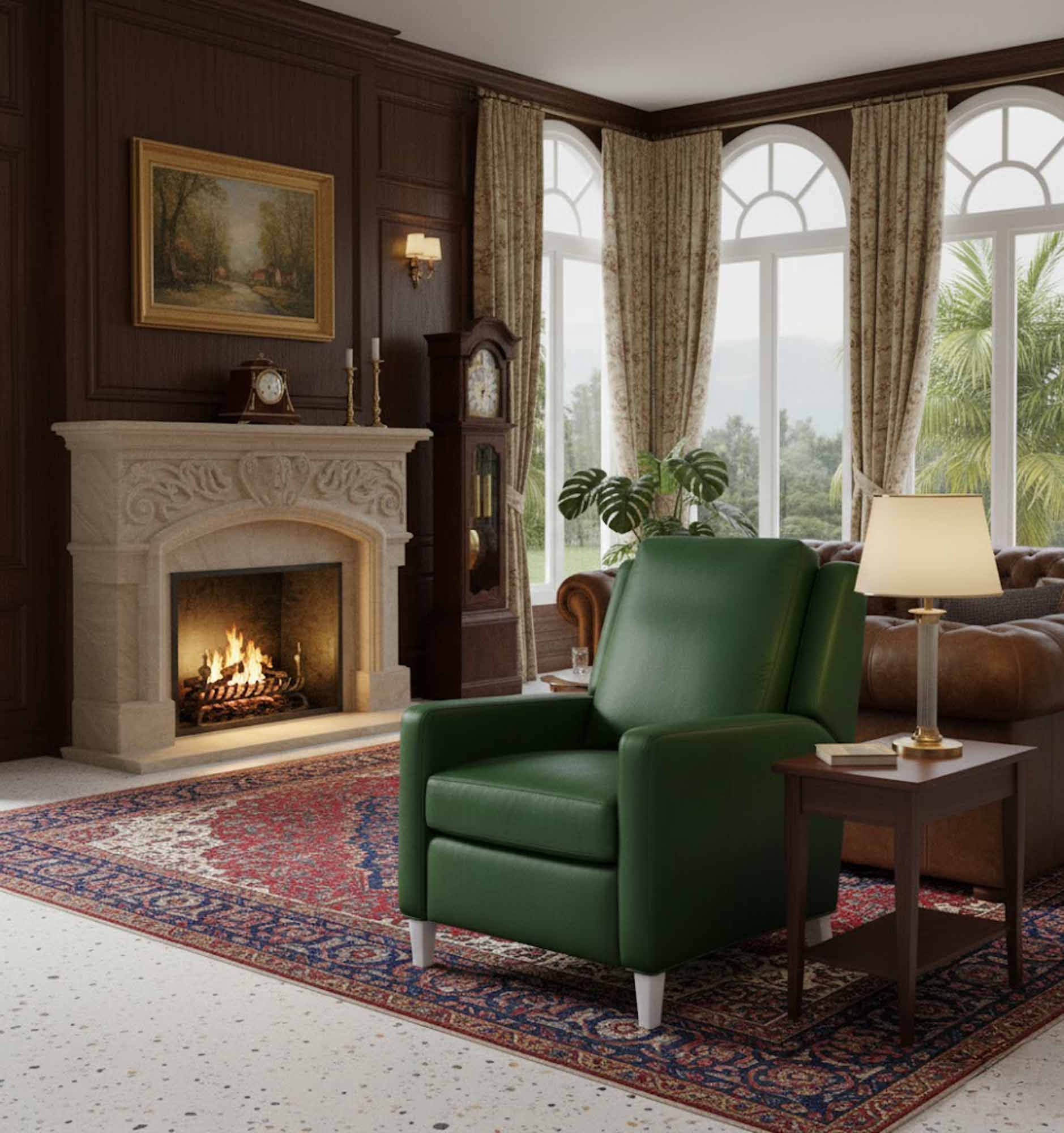 Melville Leather Recliner - Image 8
