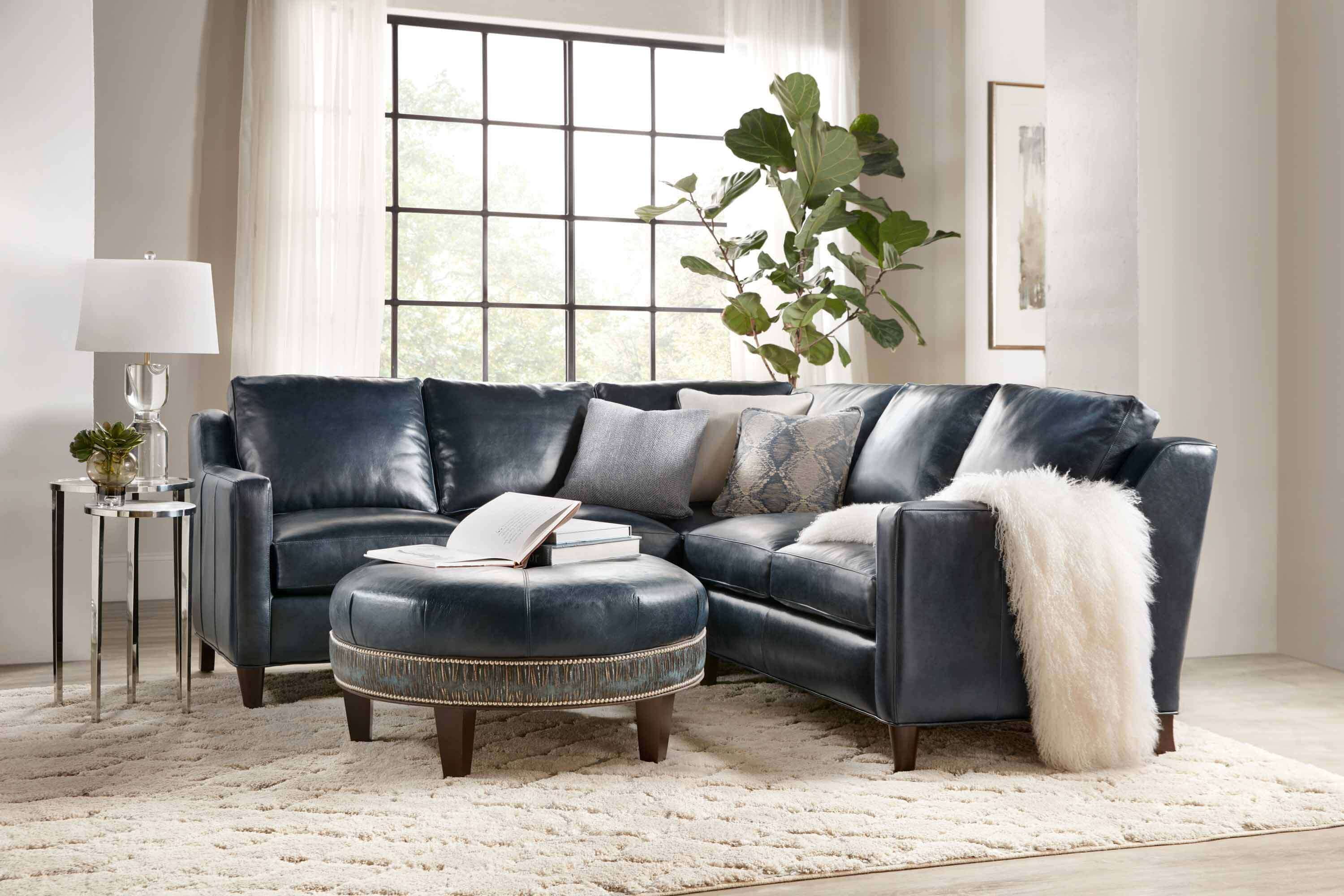 Melville Leather Sectional - Image 4