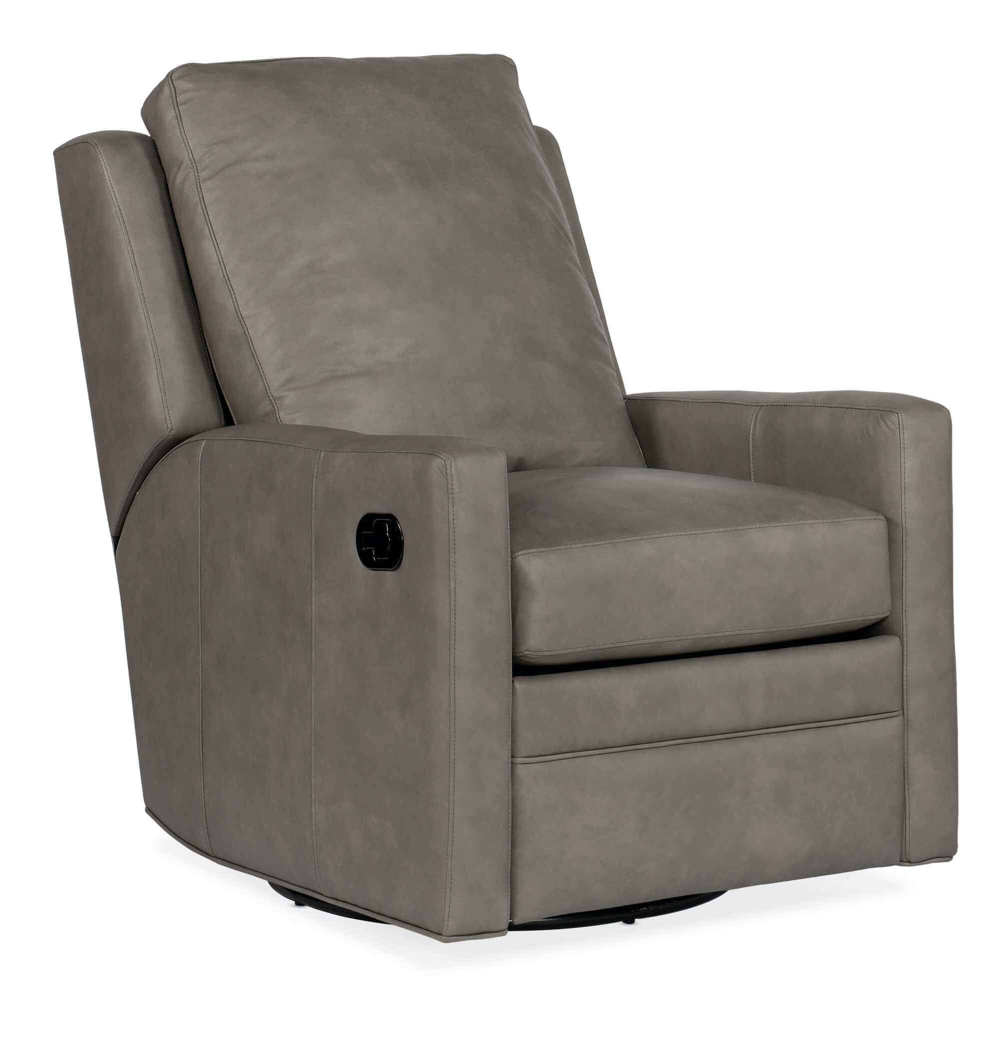 Melville Leather Swivel Glider Recliner