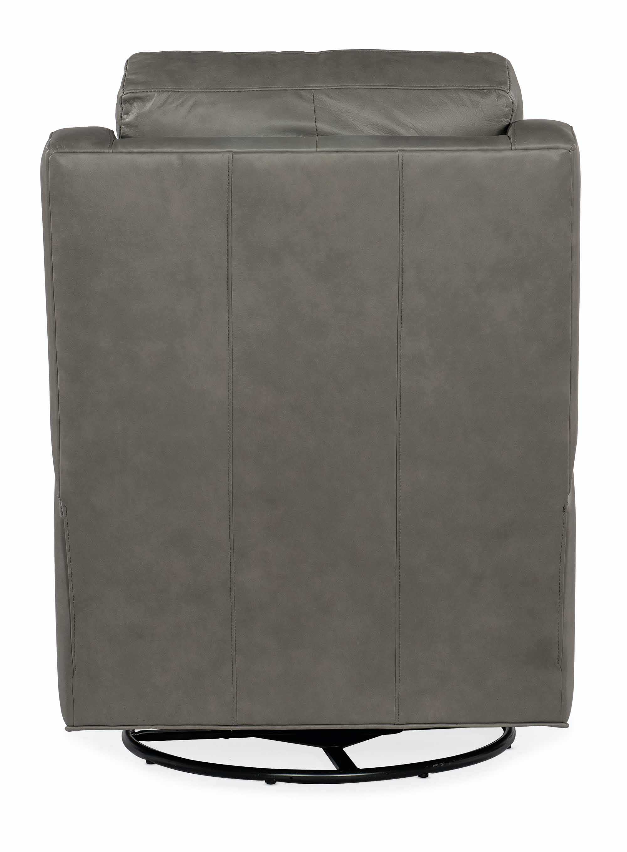 Melville Leather Swivel Glider Recliner - Image 4