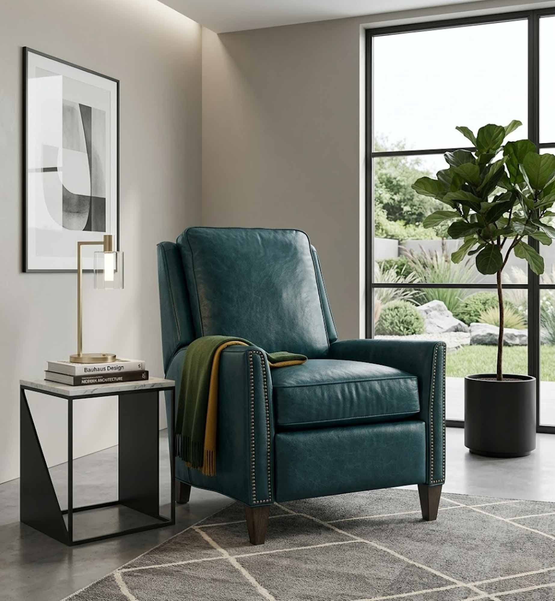 Meredith Leather Recliner - Image 11