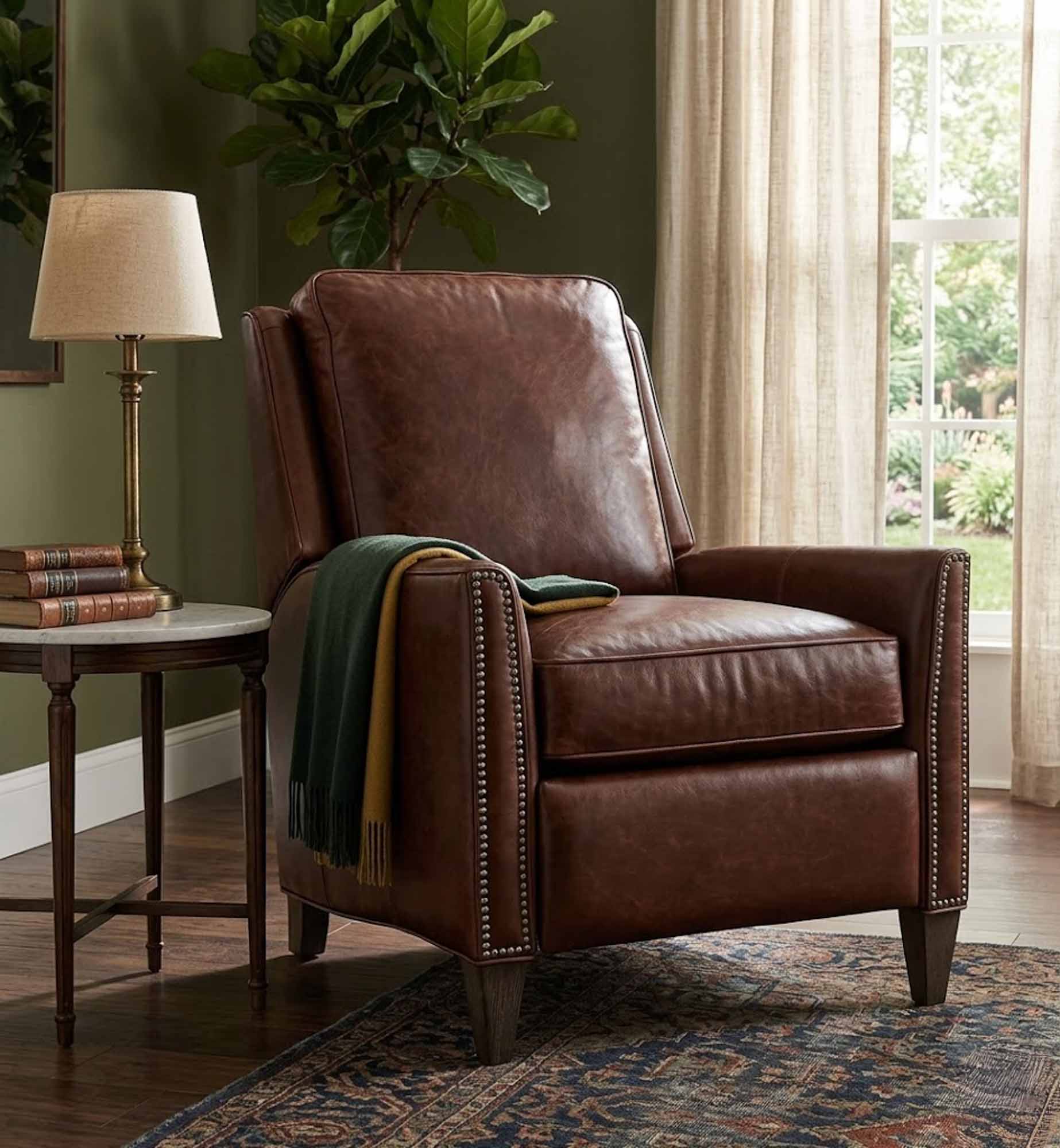 Meredith Leather Recliner - Image 12