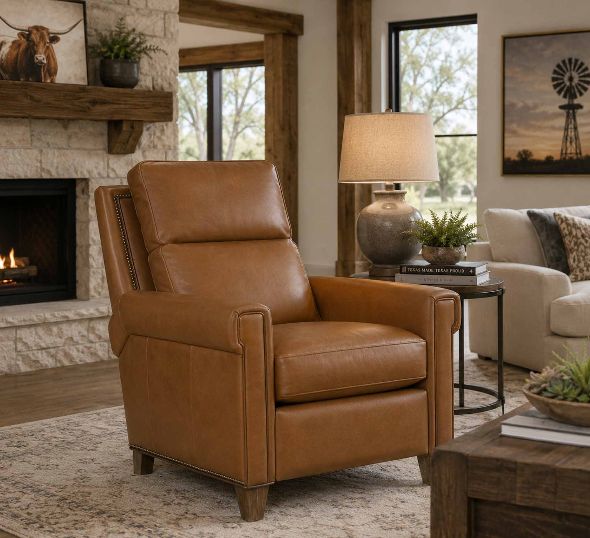 Millie Leather Recliner - Image 10