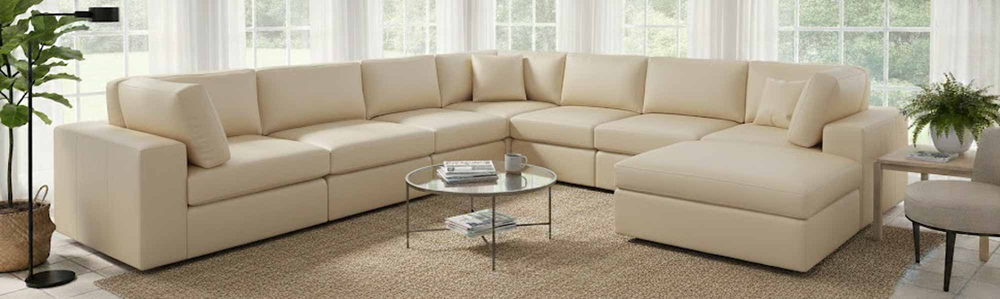 Mod Leather Sectional - Image 14