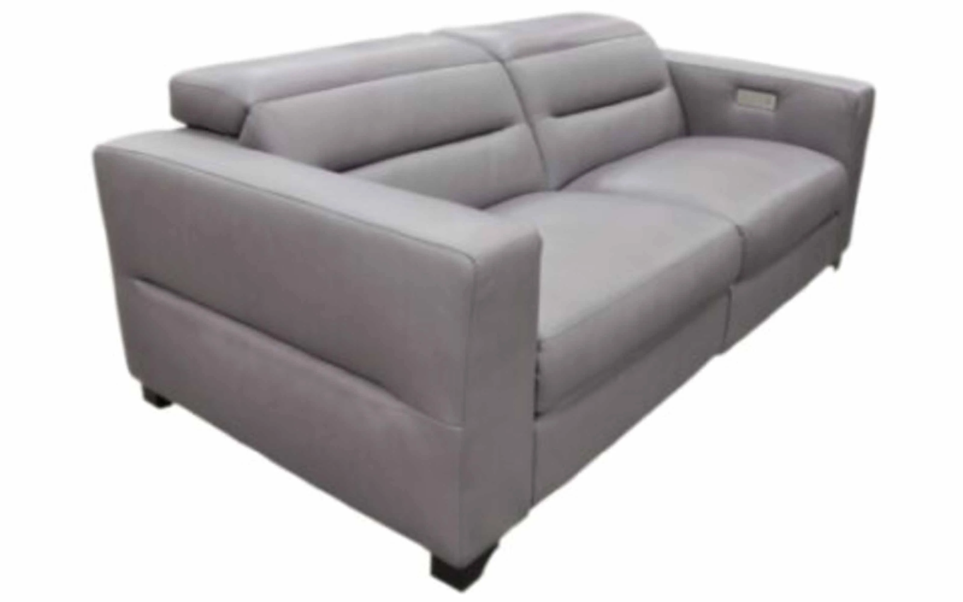 Moderno Leather Power Reclining Loveseat With Articulating Headrest
