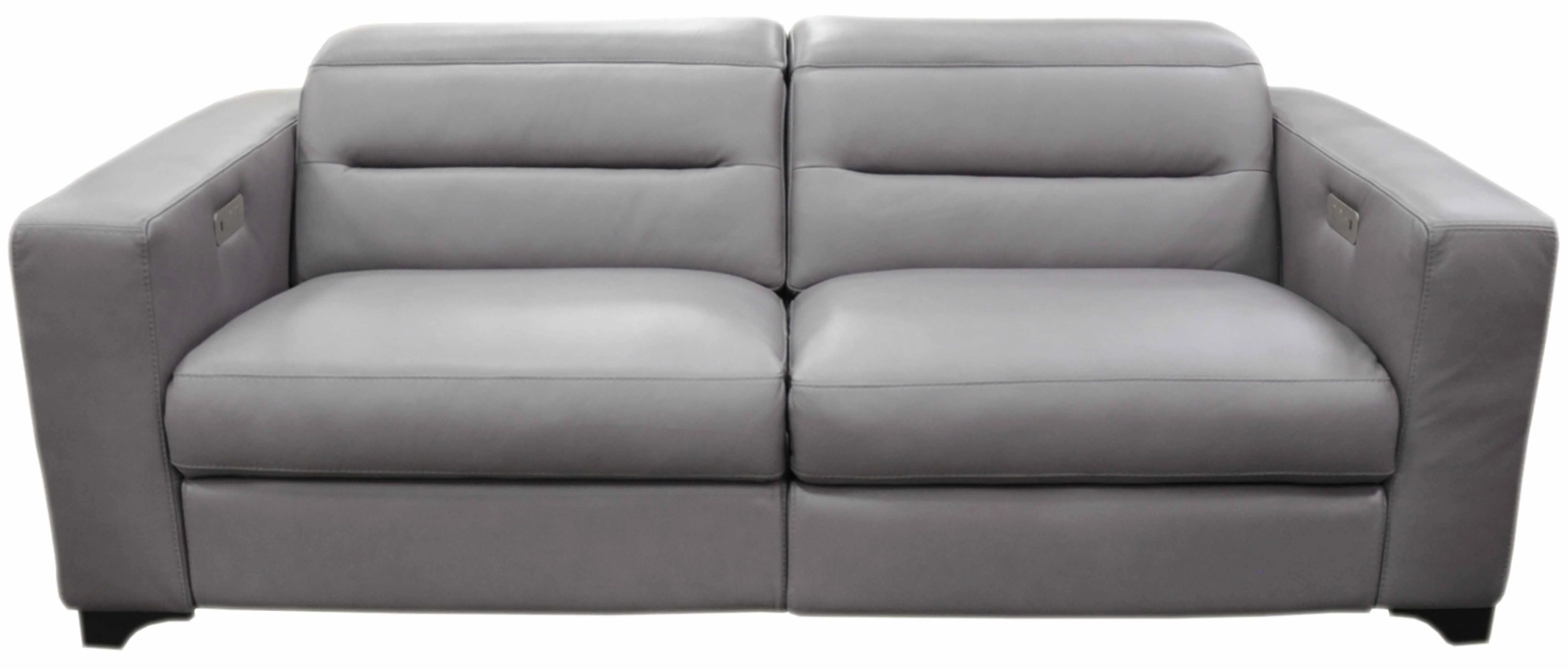 Moderno Leather Power Reclining Loveseat With Articulating Headrest - Image 2