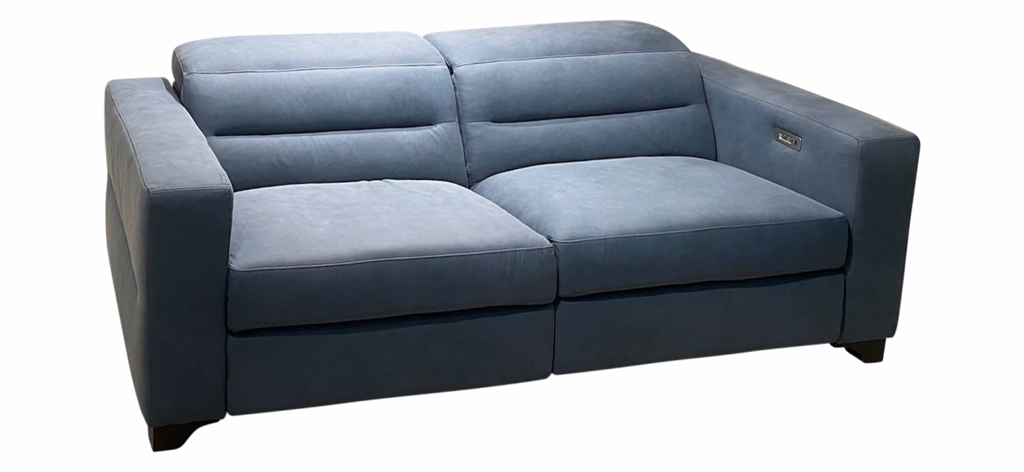 Moderno Leather Power Reclining Loveseat With Articulating Headrest - Image 5