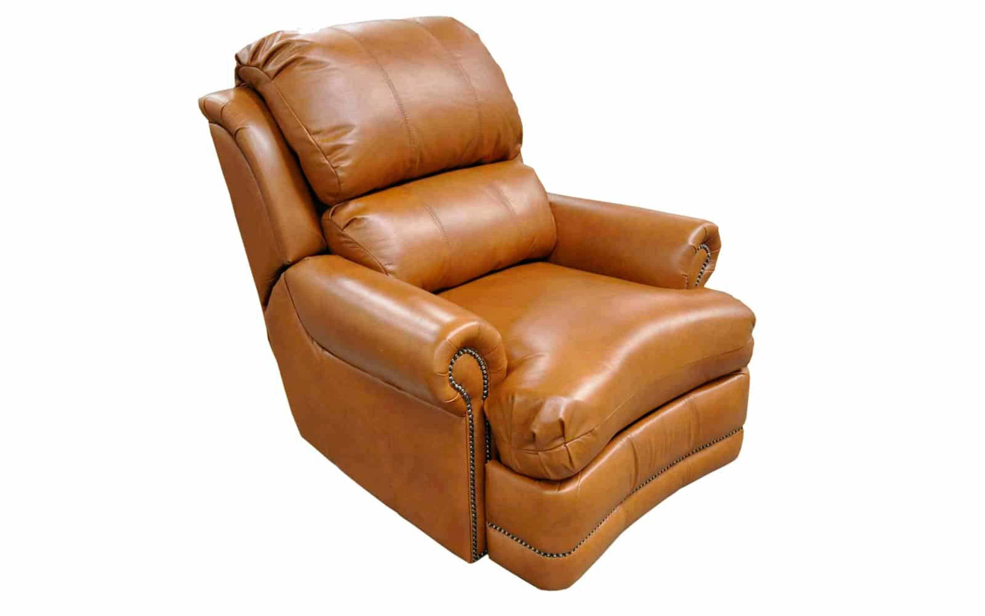 Morgan Leather Swivel Glider Recliner