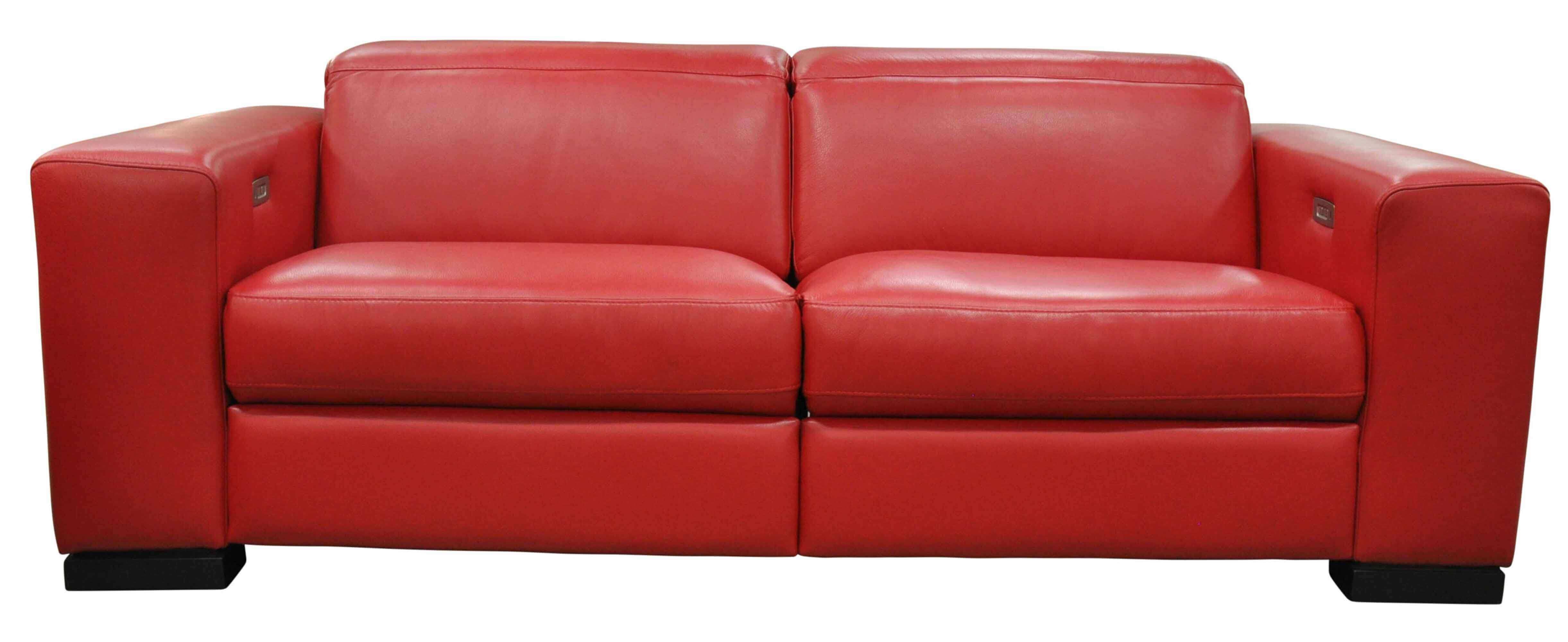 Murano Leather Power Reclining Loveseat With Articulating Headrest