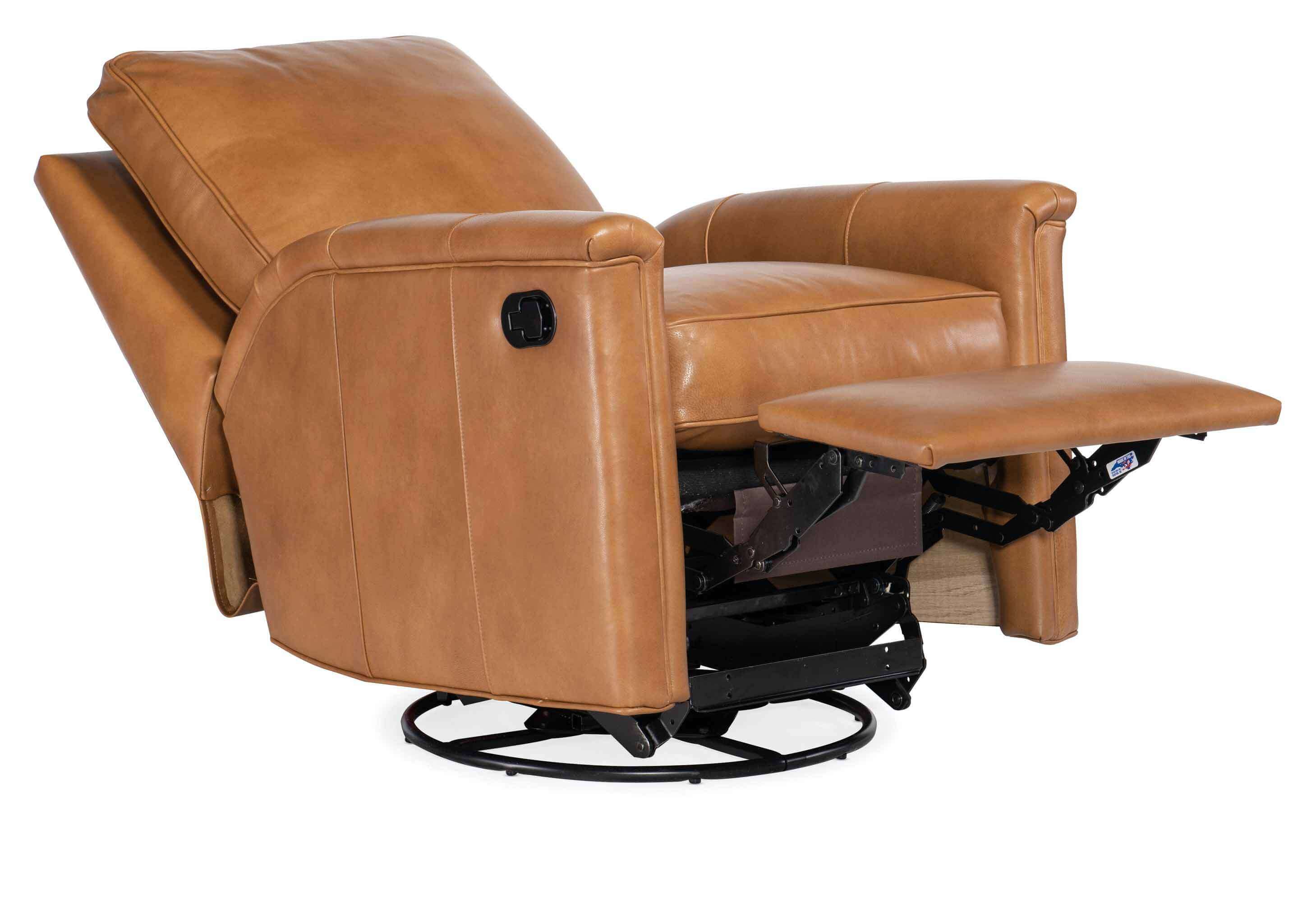 Nala Leather Swivel Glider Recliner - Image 5
