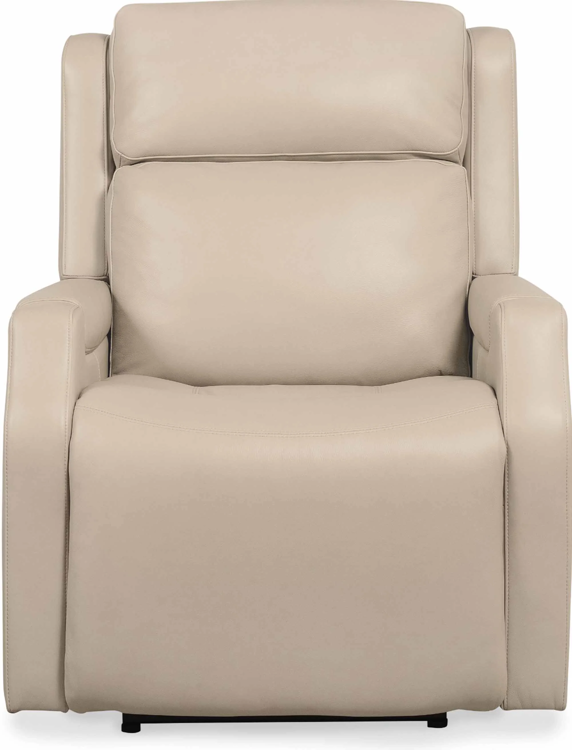 Nelly Zero Gravity Leather Power Reclining Sofa With Articulating Headrest and Lumbar In Beige - Image 2