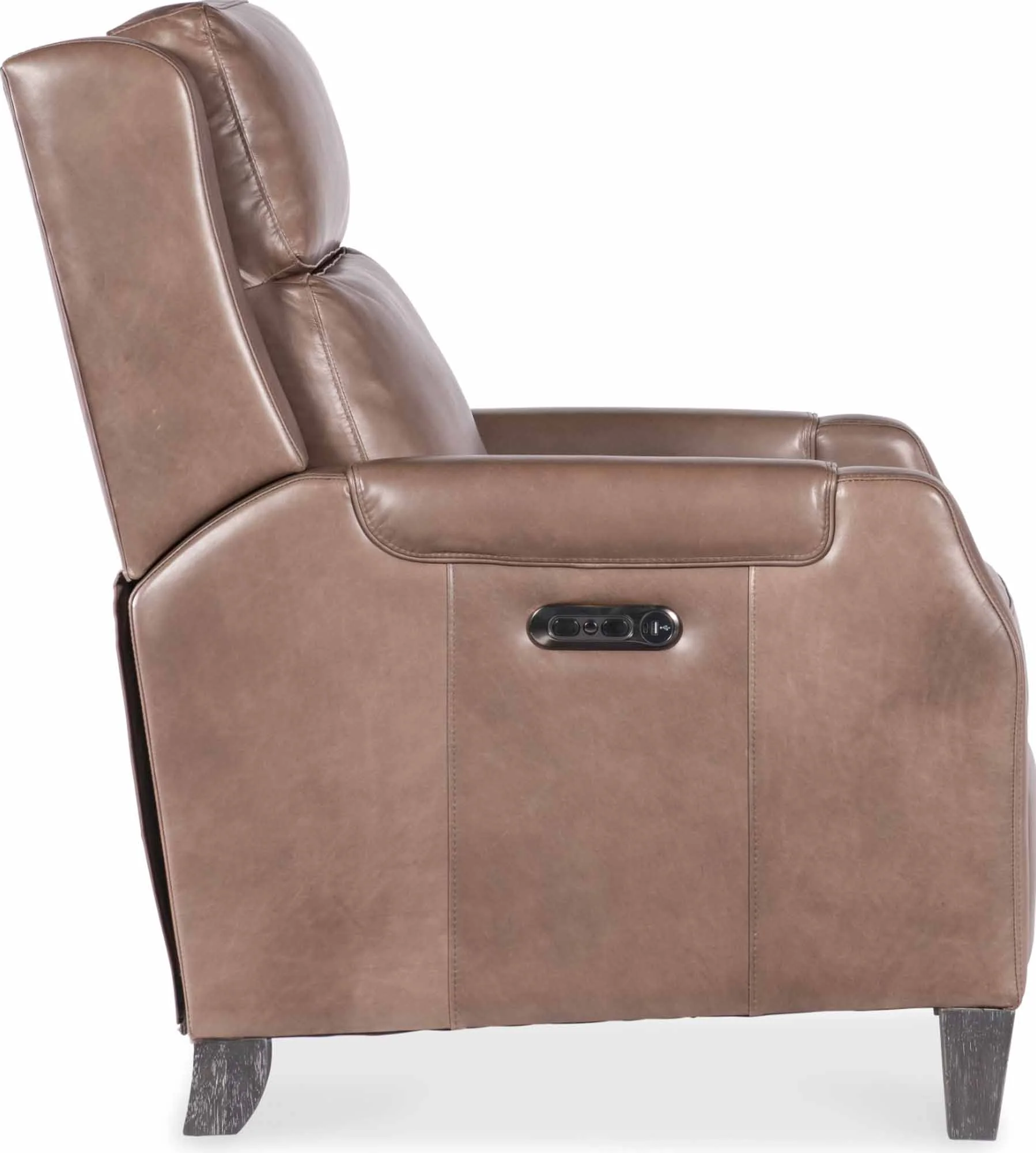 Nelson Leather Power Recliner With Articulating Headrest - Image 3