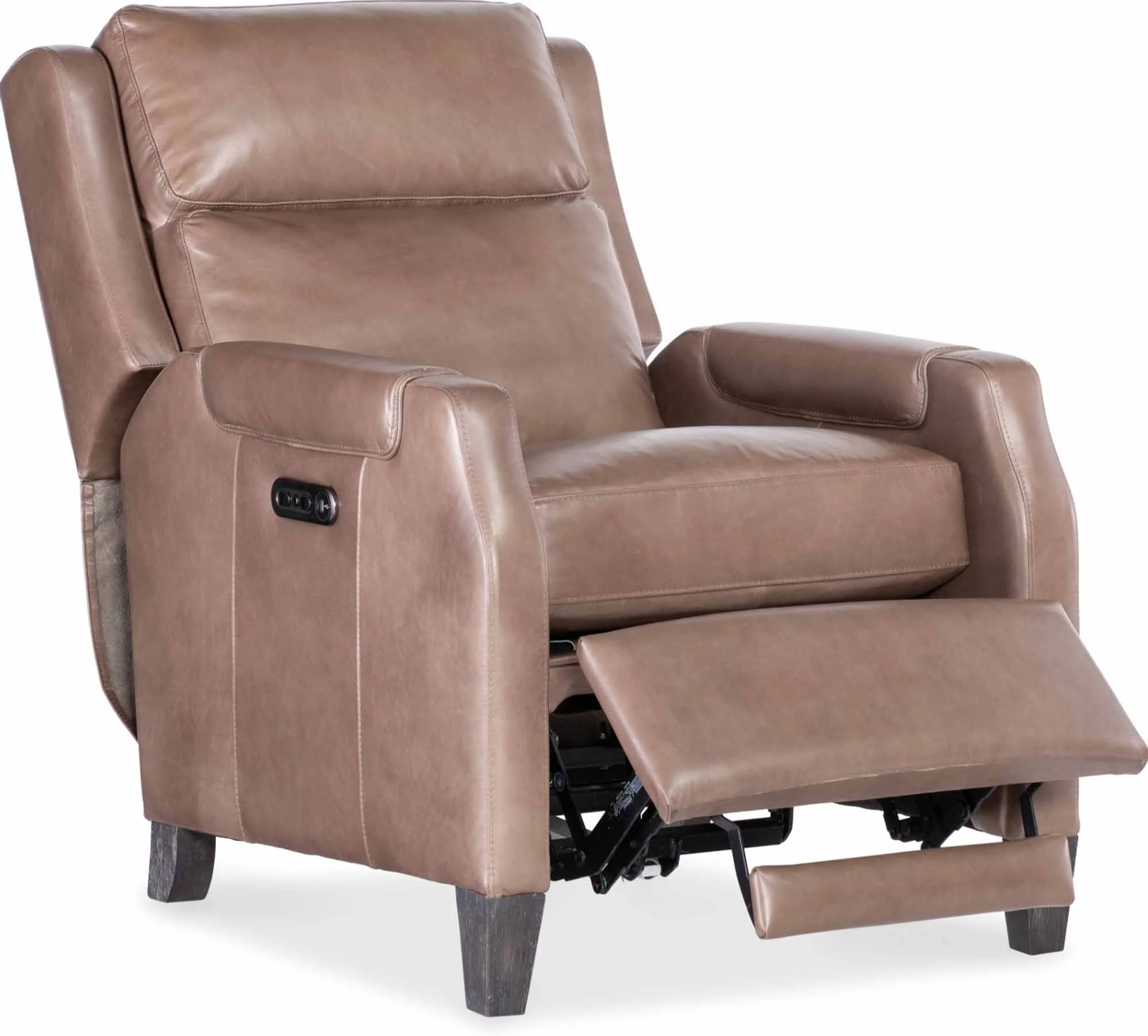 Nelson Leather Power Recliner With Articulating Headrest - Image 5