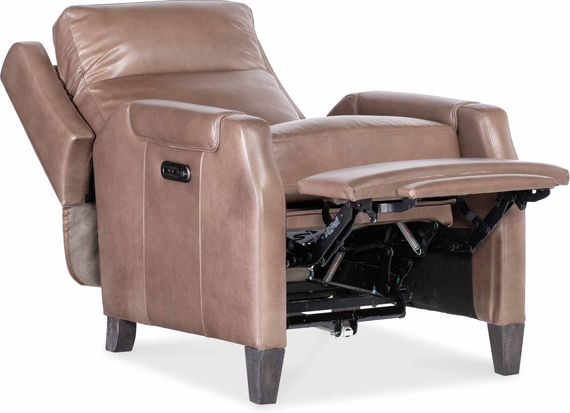 Nelson Leather Power Recliner With Articulating Headrest - Image 6