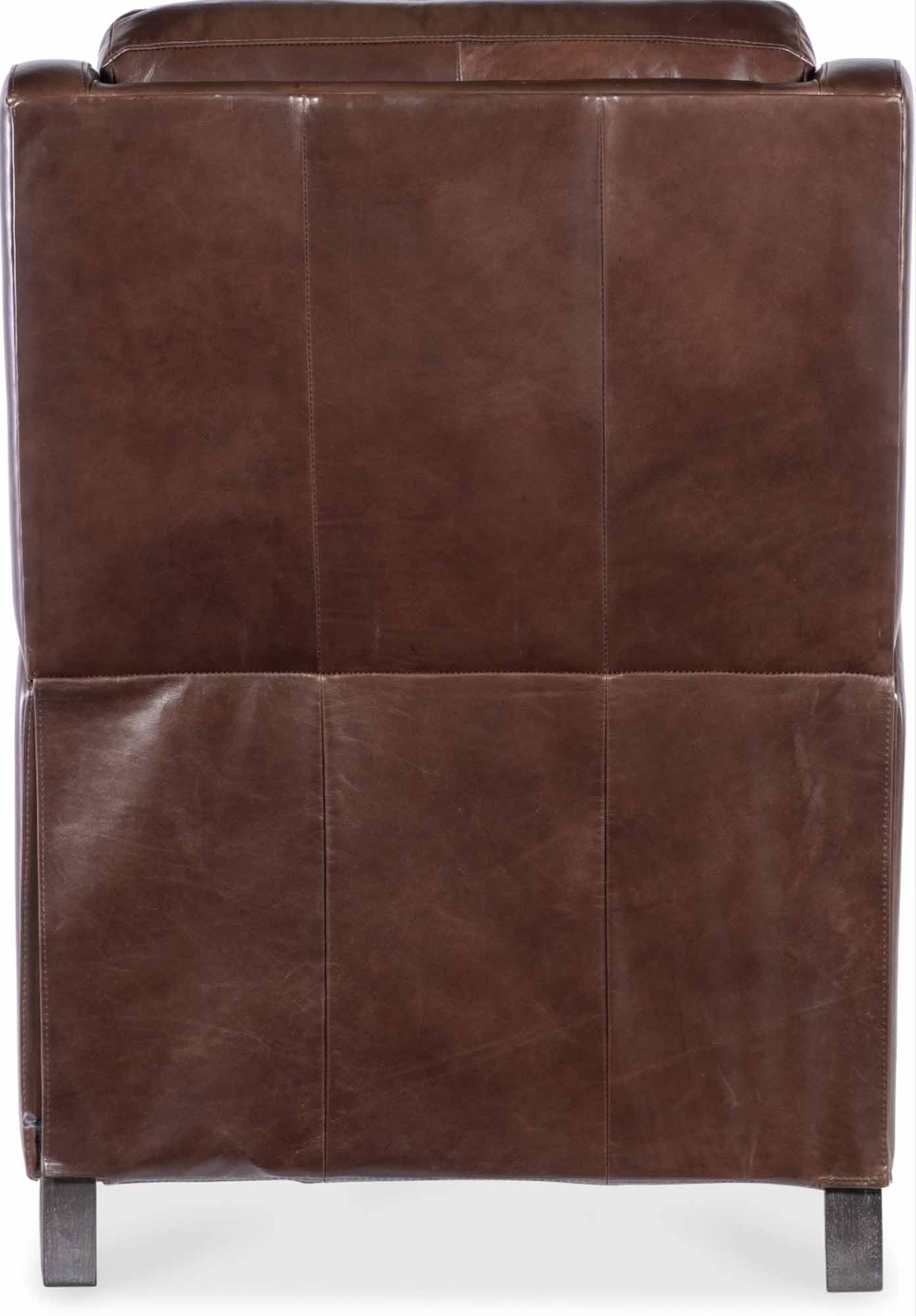 Nelson Leather Power Recliner With Articulating Headrest In Brown - Image 4