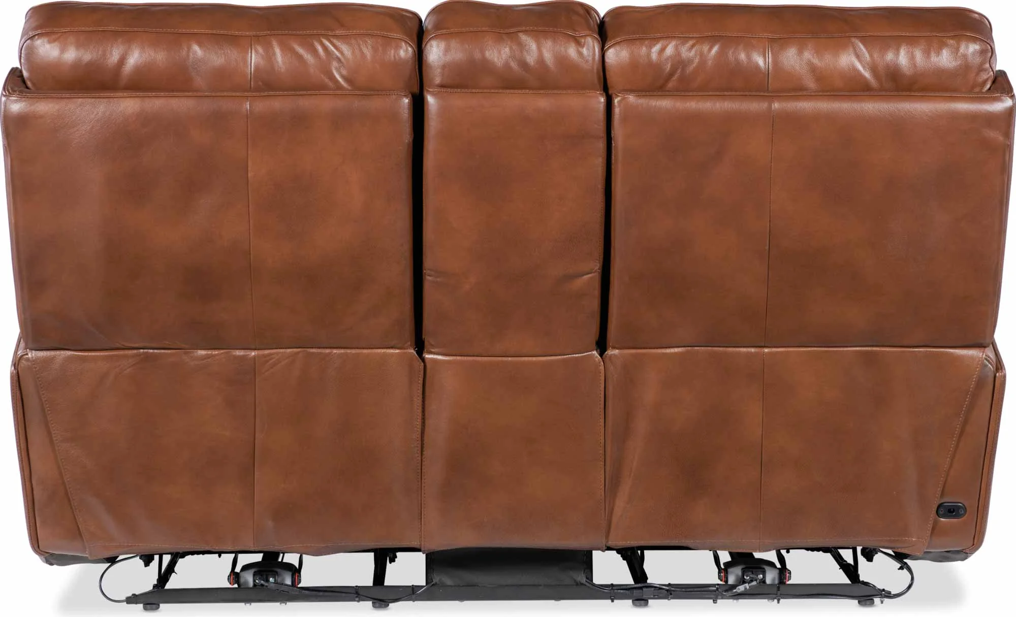 Nemy Leather Zero Gravity Power Reclining Console Loveseat With Articulating Headrest And Lumbar - Image 2