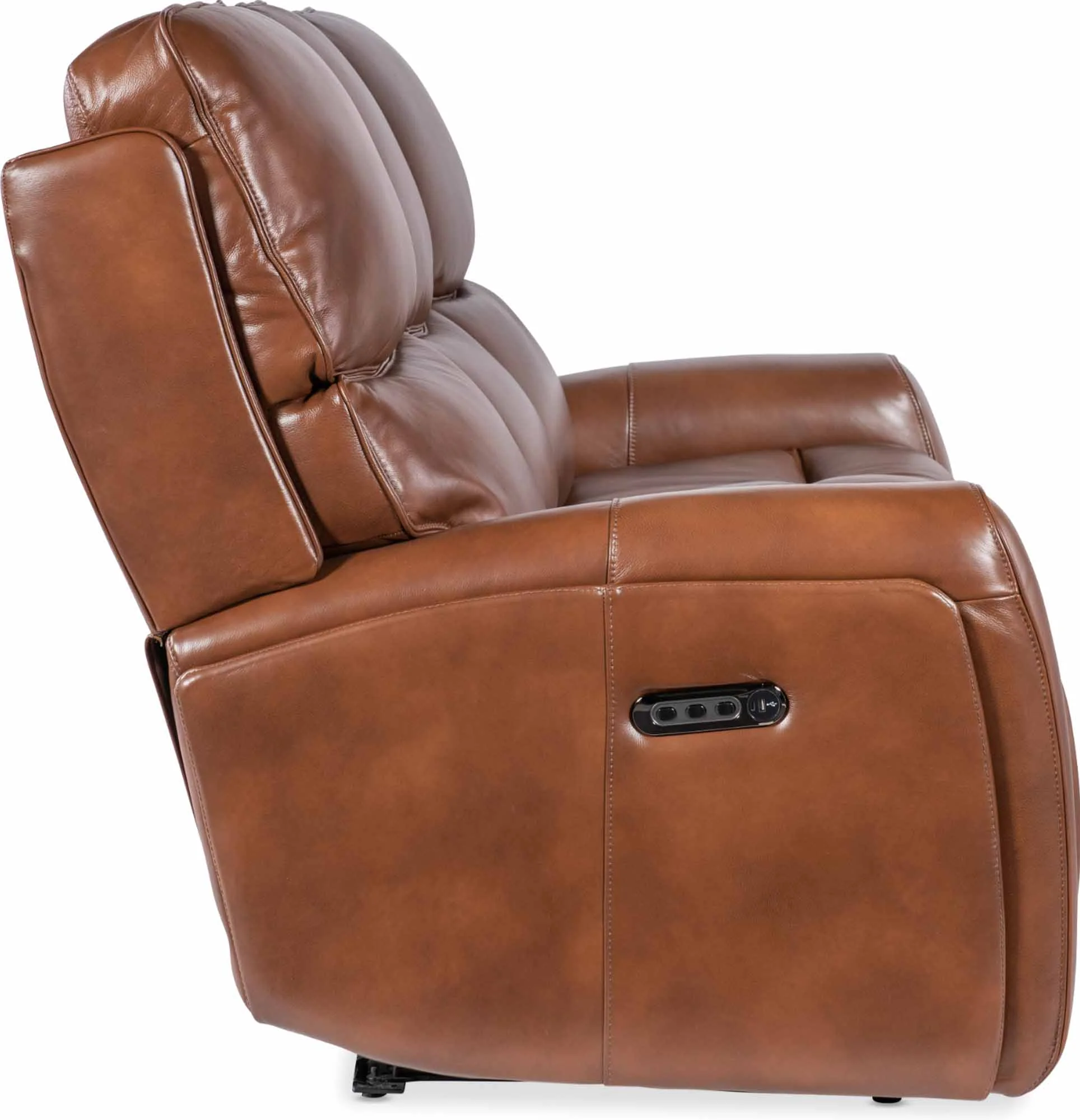 Nemy Leather Zero Gravity Power Reclining Sofa With Articulating Headrest And Lumbar - Image 3