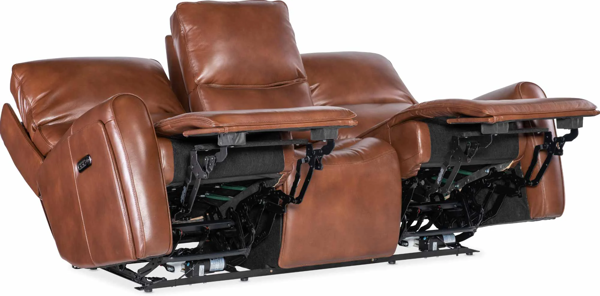 Nemy Leather Zero Gravity Power Reclining Sofa With Articulating Headrest And Lumbar - Image 5