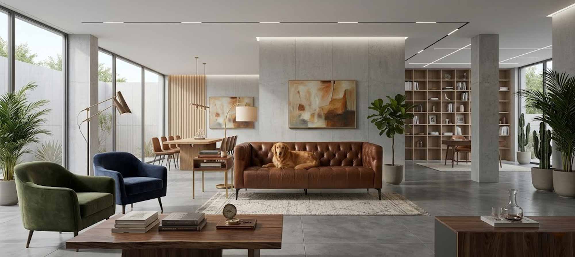 Nicolla Leather Sofa In Brown - Image 7