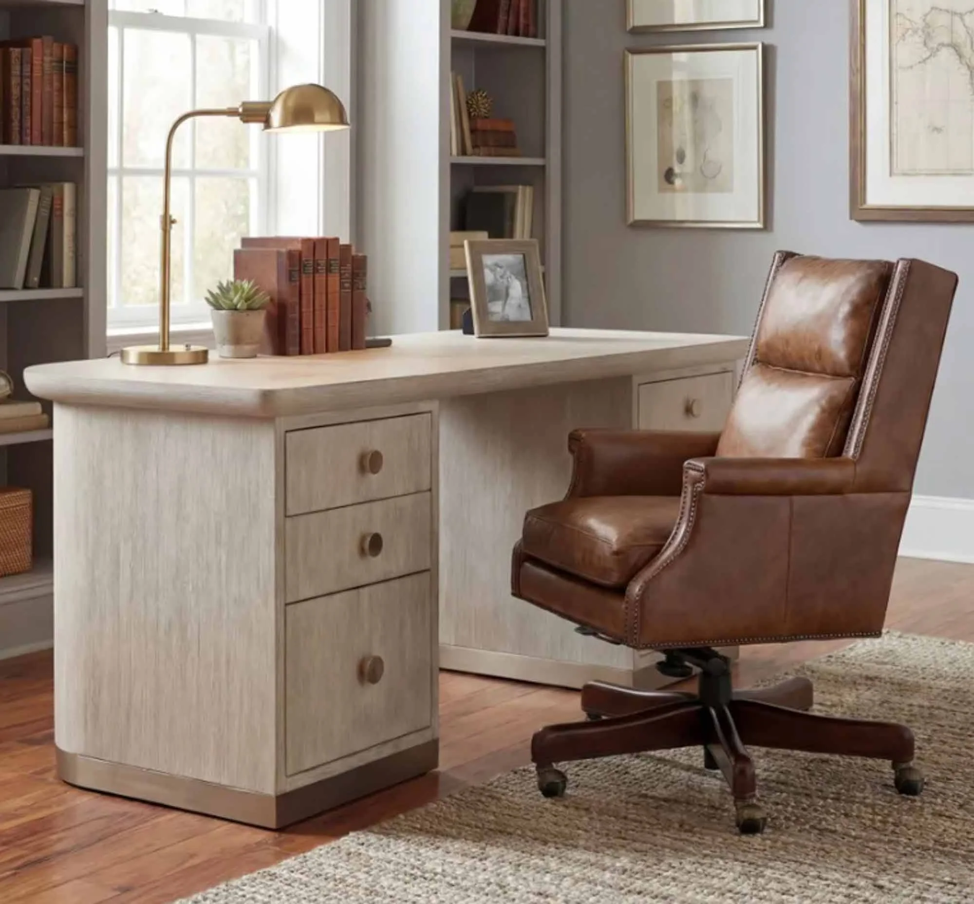 Noble Leather Swivel Tilt Executive Chair - Image 3