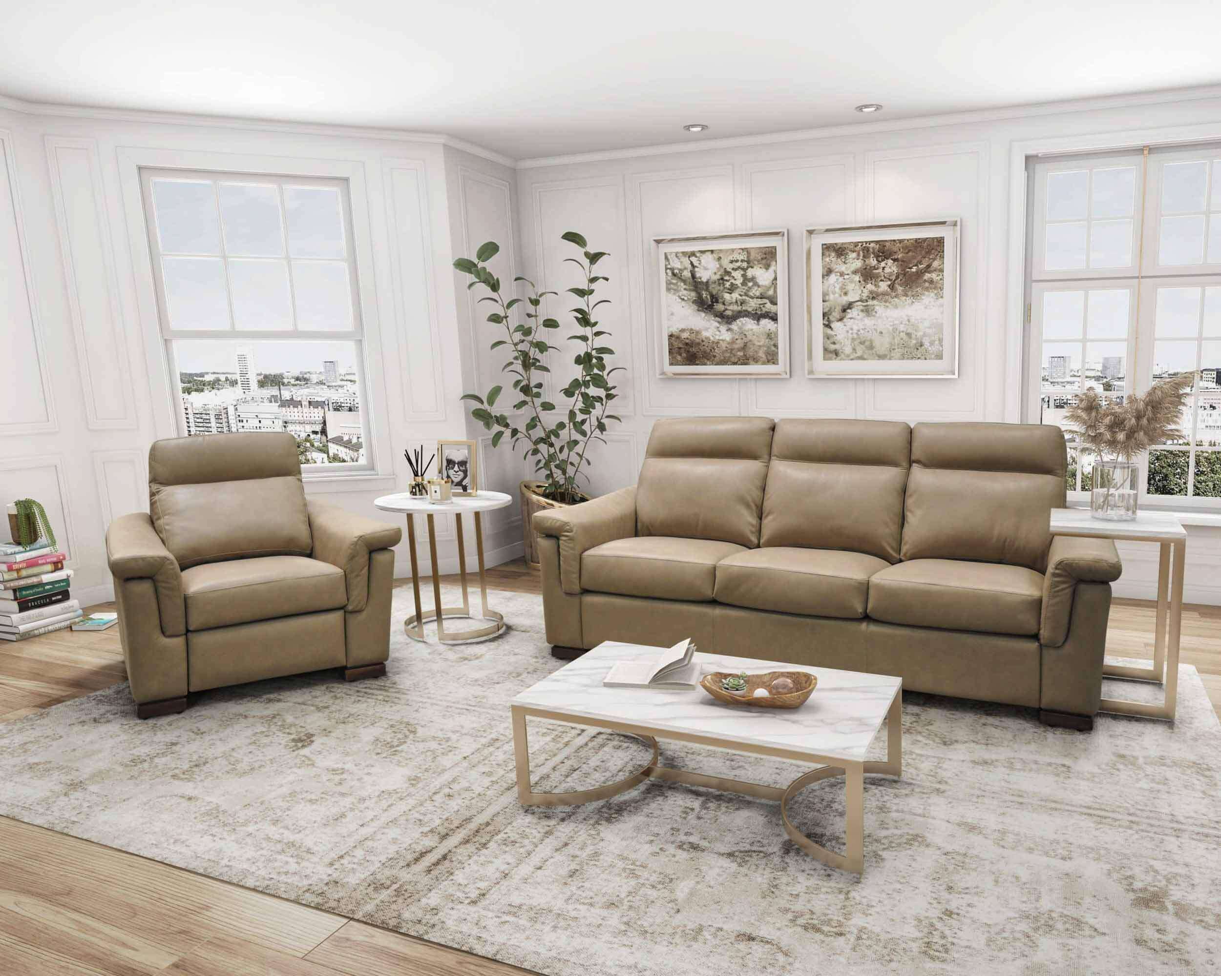 Nolan Leather Power Reclining Loveseat With Articulating Headrest - Image 5