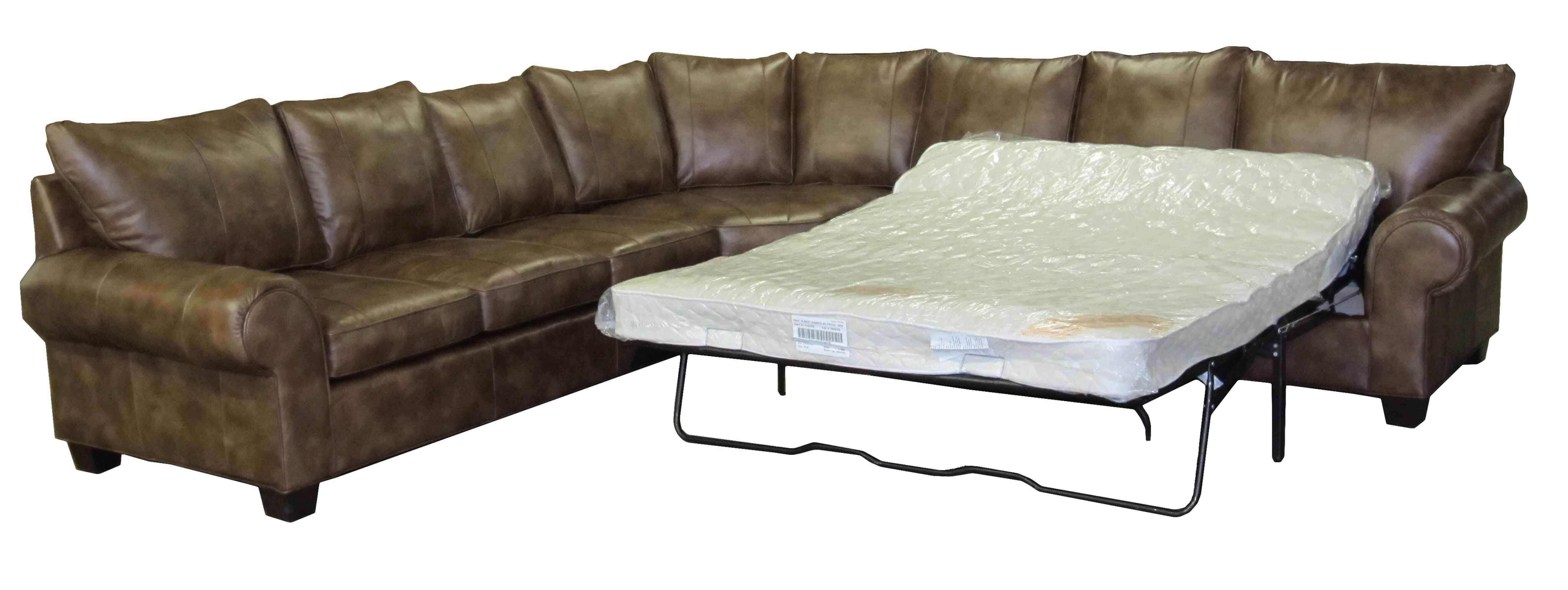 Old World Leather Sectional - Image 5