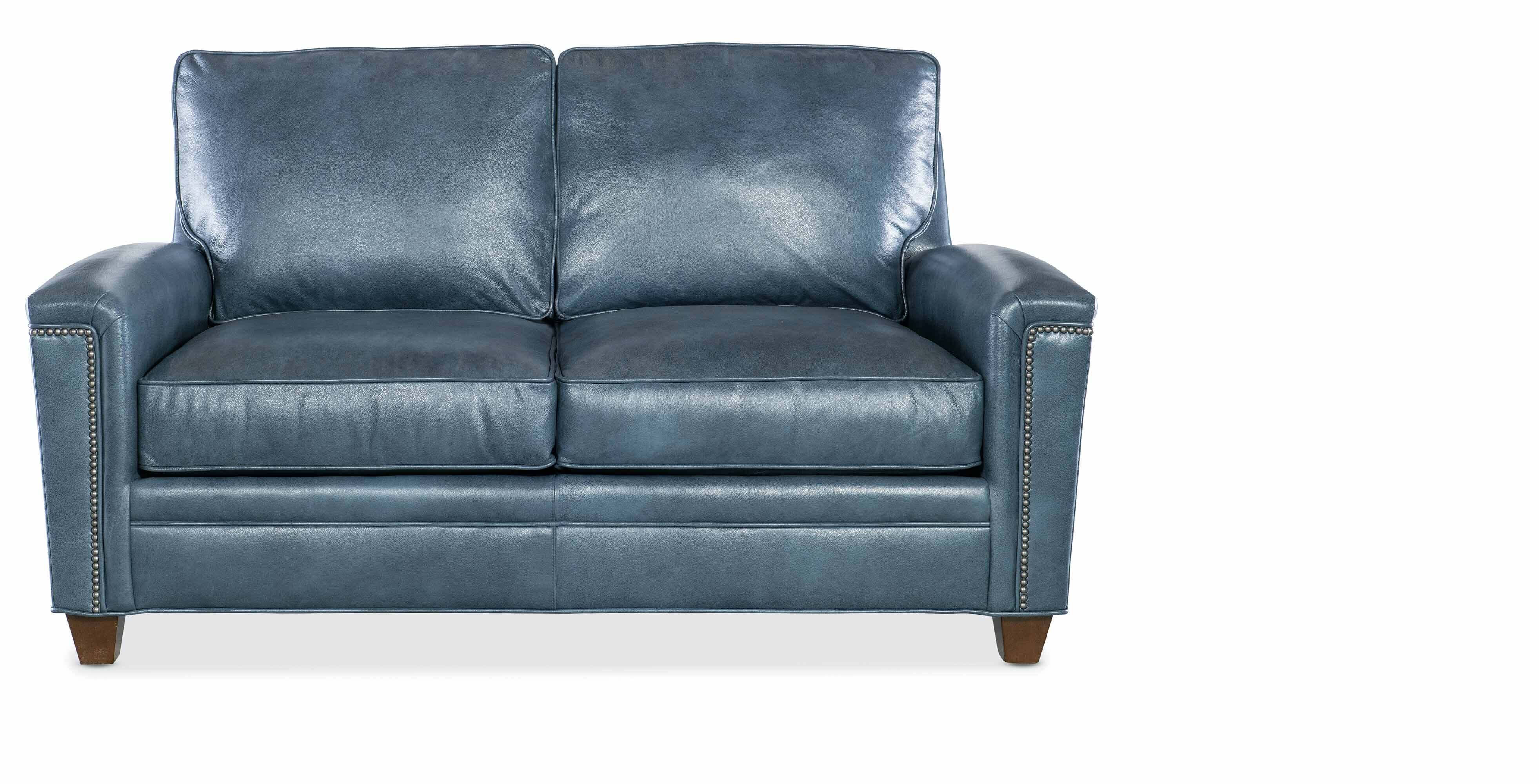 Ollie Leather Loveseat - Image 2