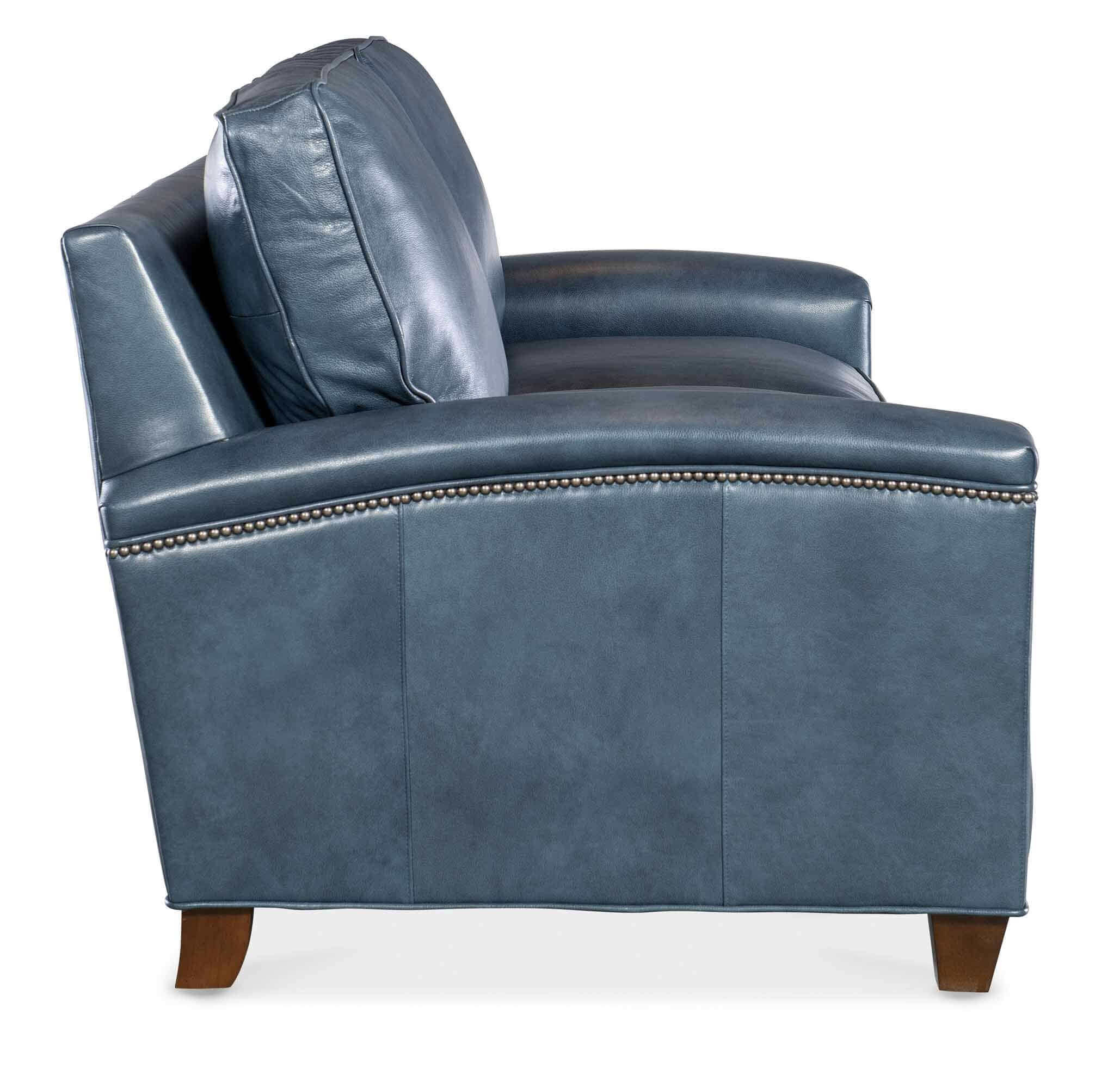 Ollie Leather Loveseat - Image 3