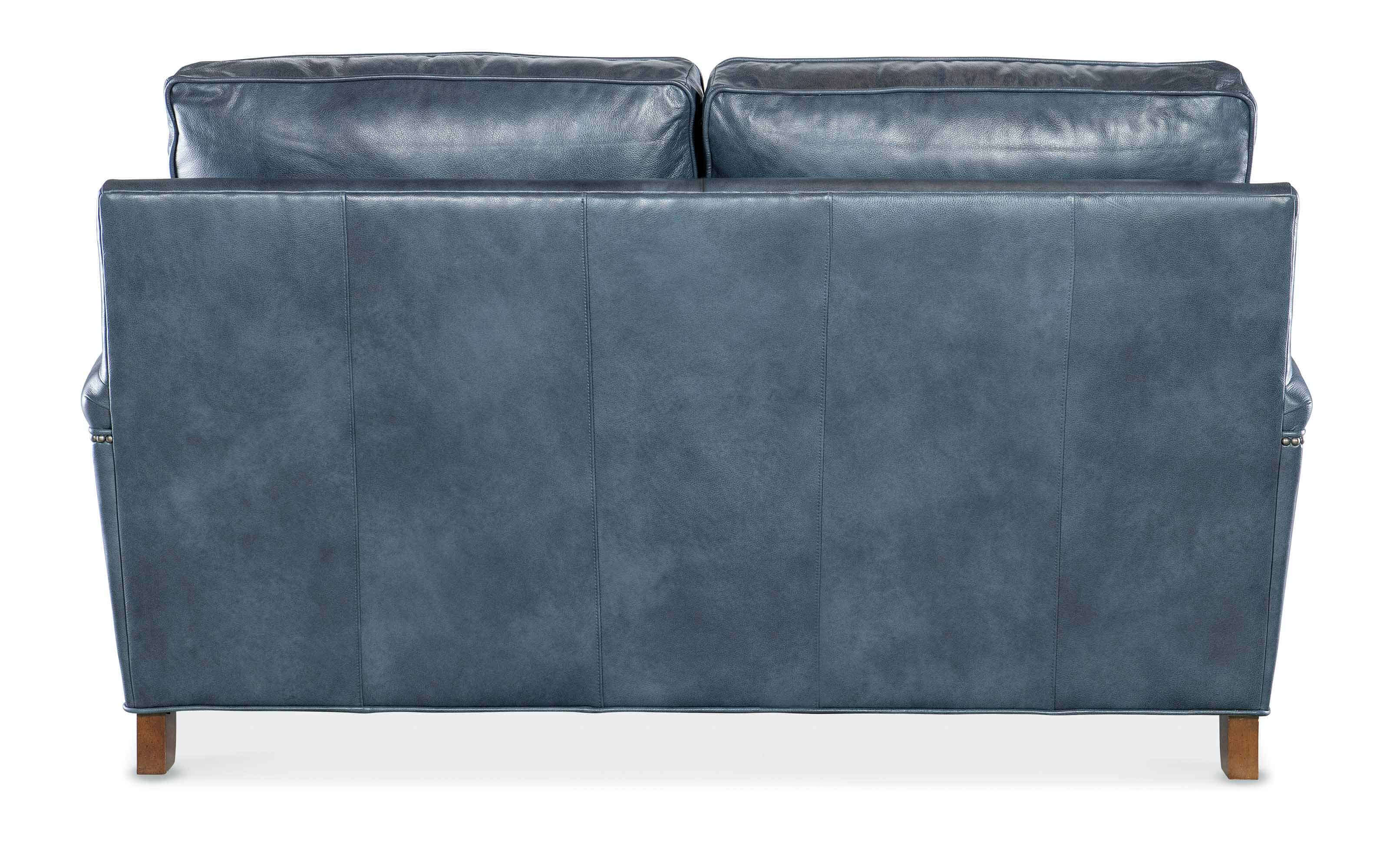Ollie Leather Loveseat - Image 7