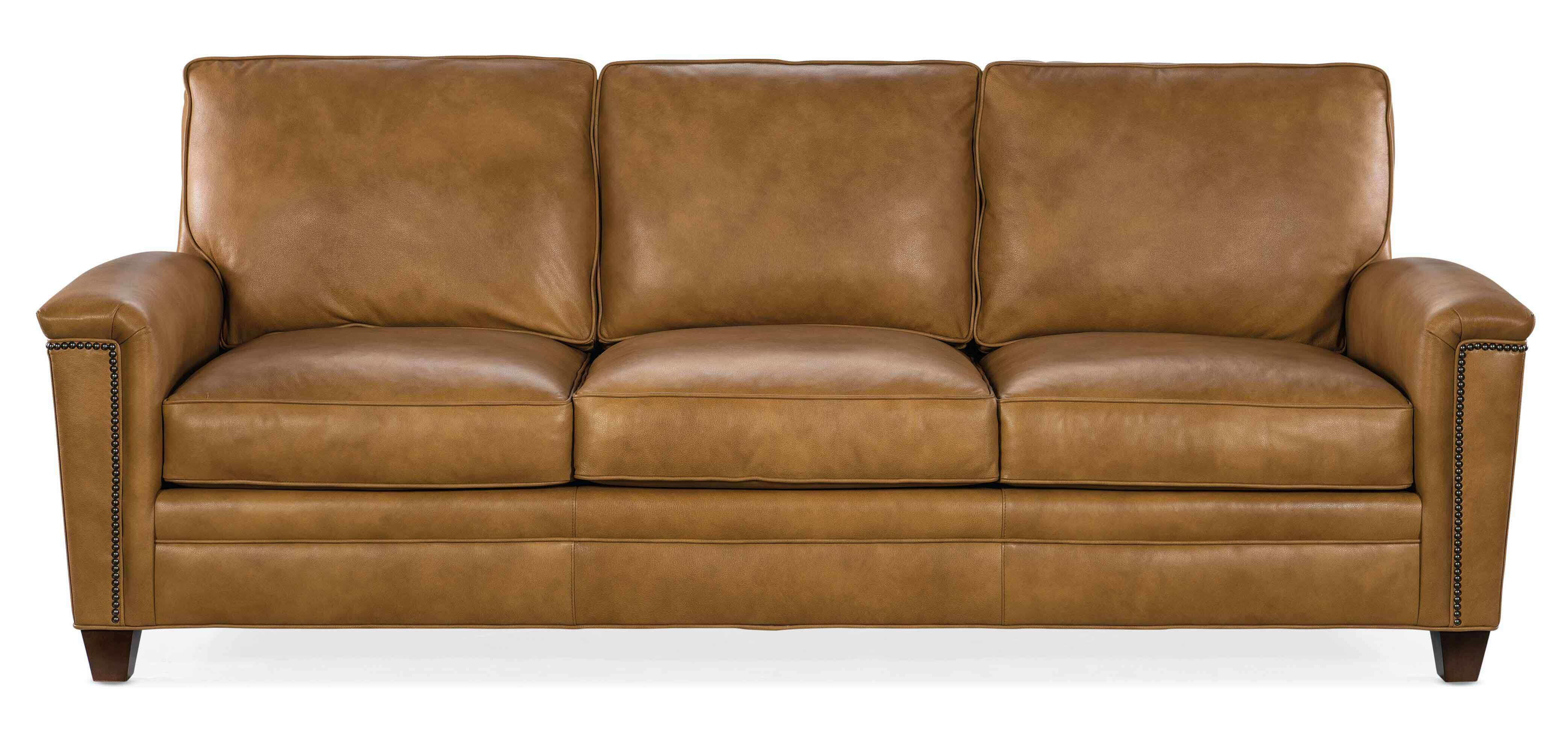 Ollie Leather Sofa - Image 6