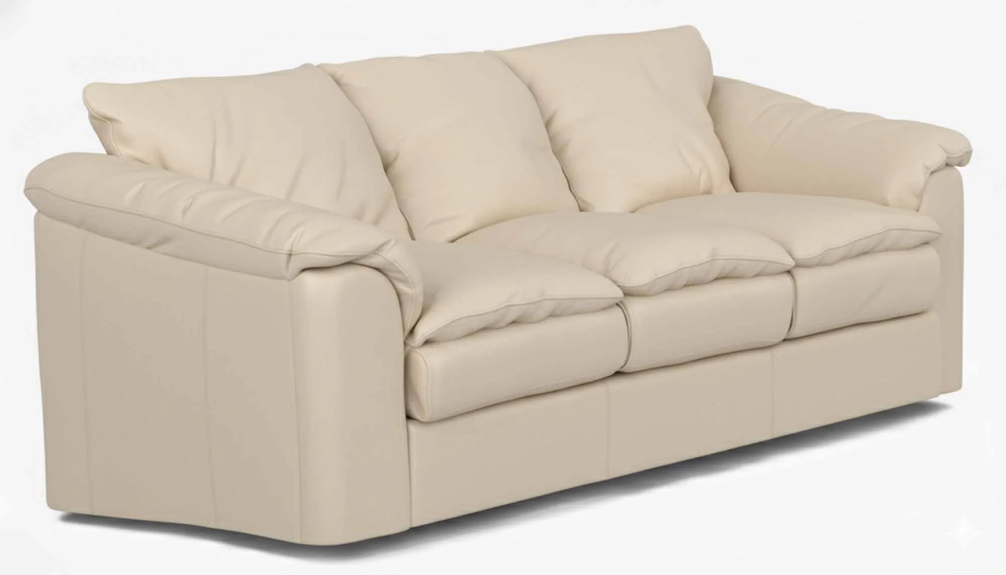 Denver Leather Sofa - Image 2