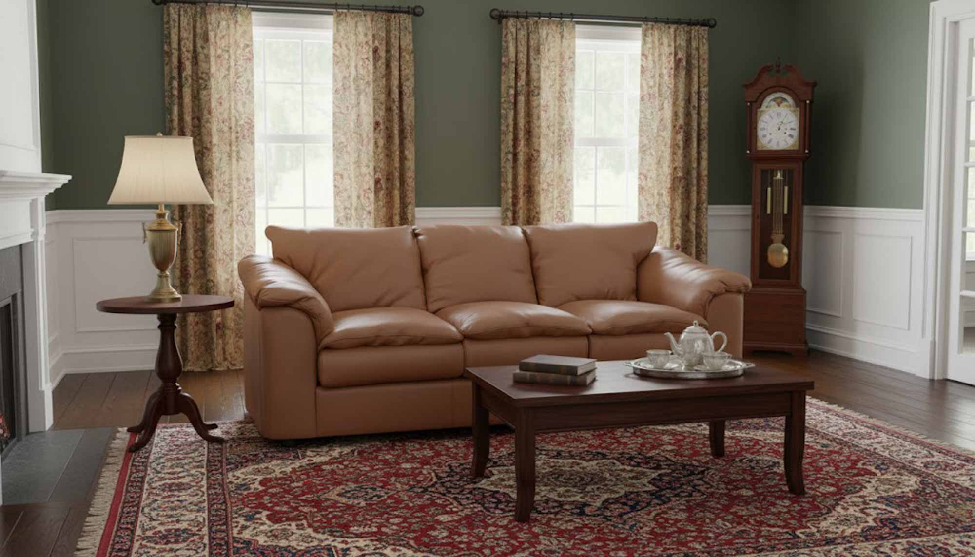 Denver Leather Sofa - Image 5