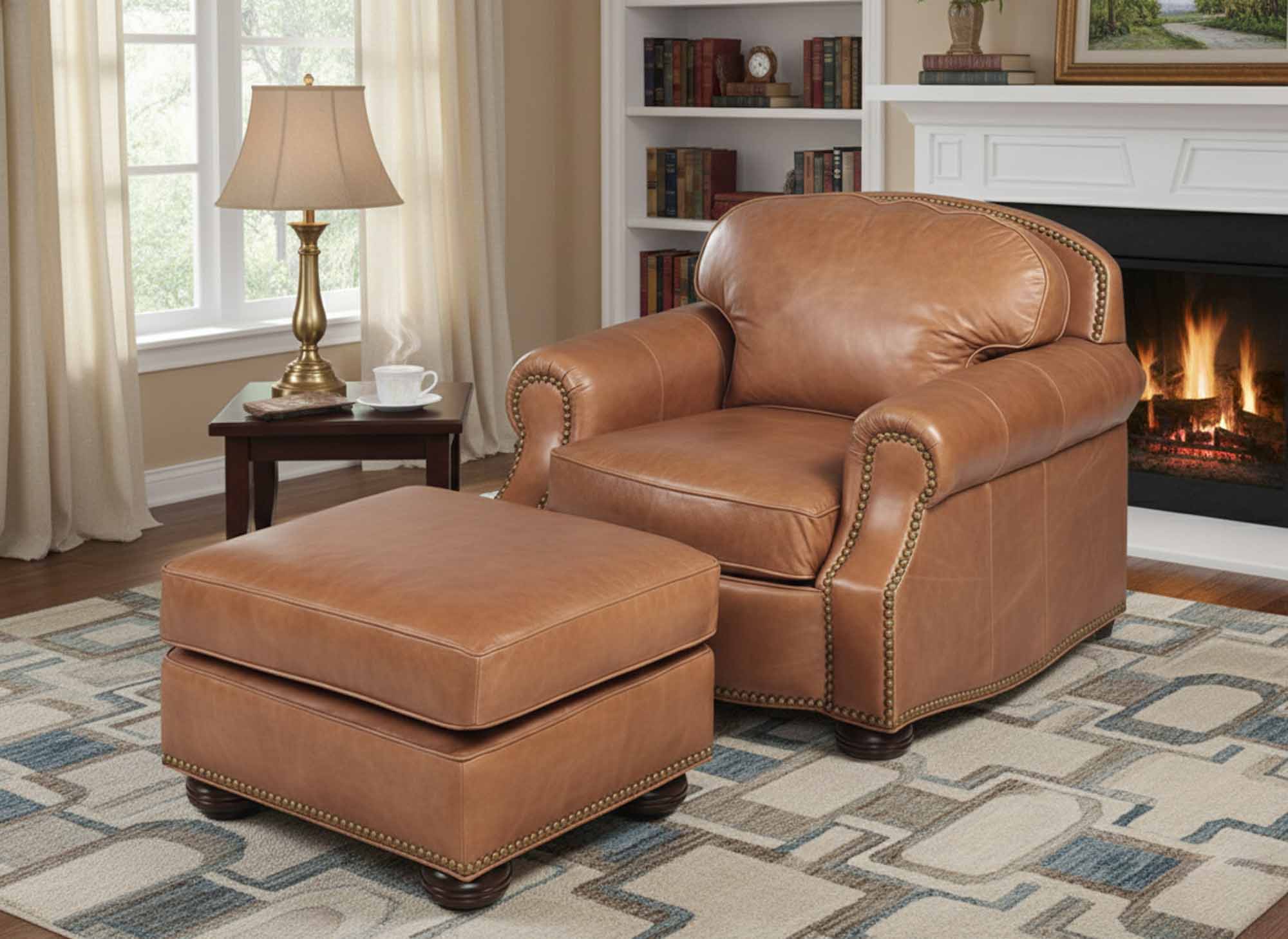 Palmdale Leather Chair - Image 5