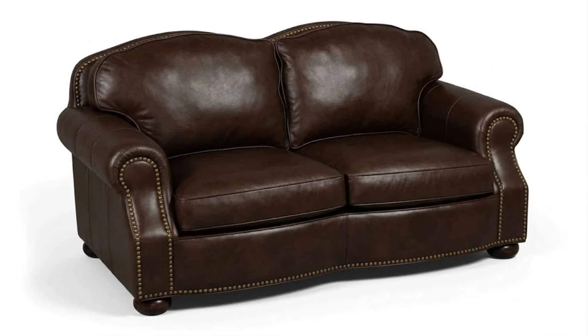 Palmdale Leather Loveseat