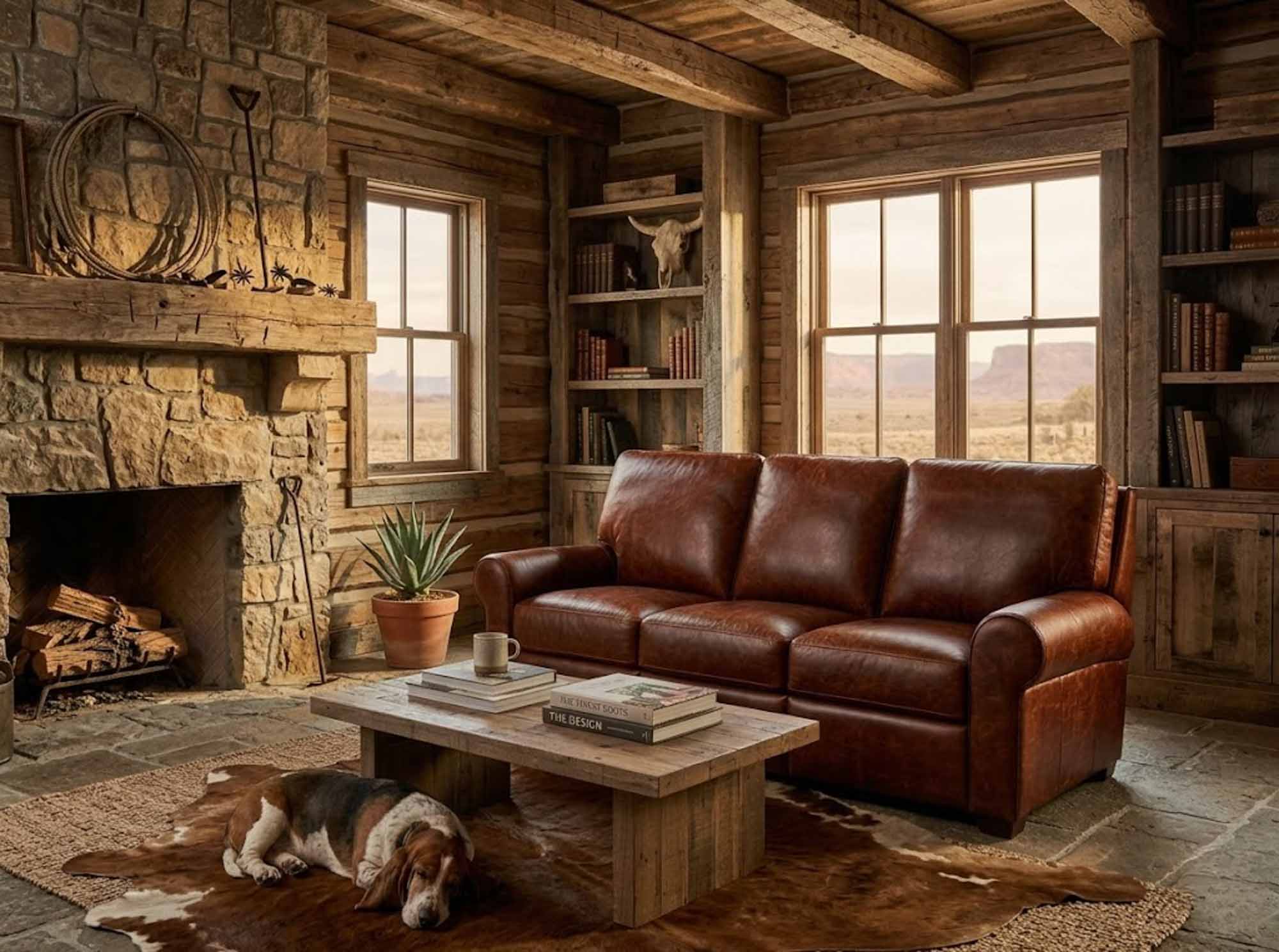 Paramount Leather Reclining Sofa - Image 3