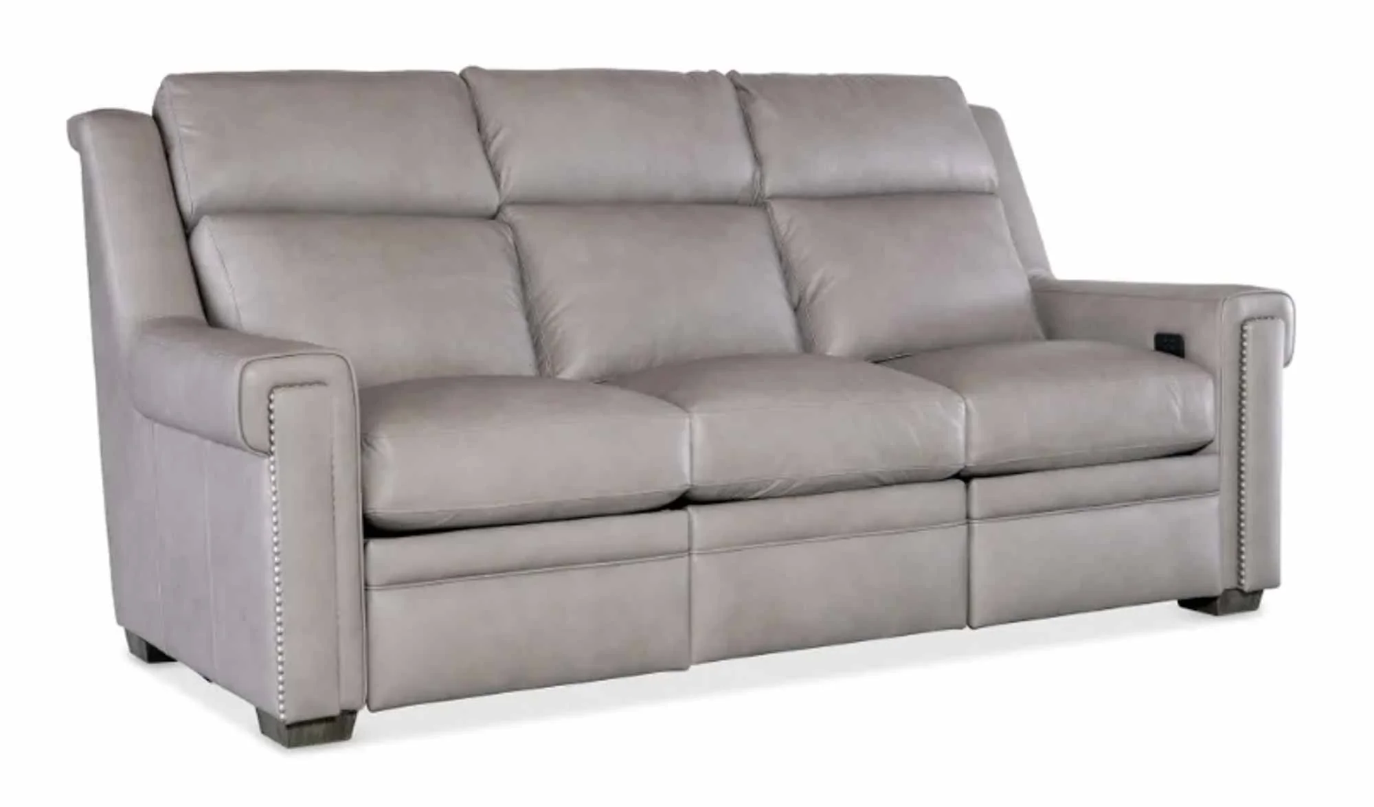 Patriot Leather Power Reclining Sofa With Articulating Headrest - Image 2